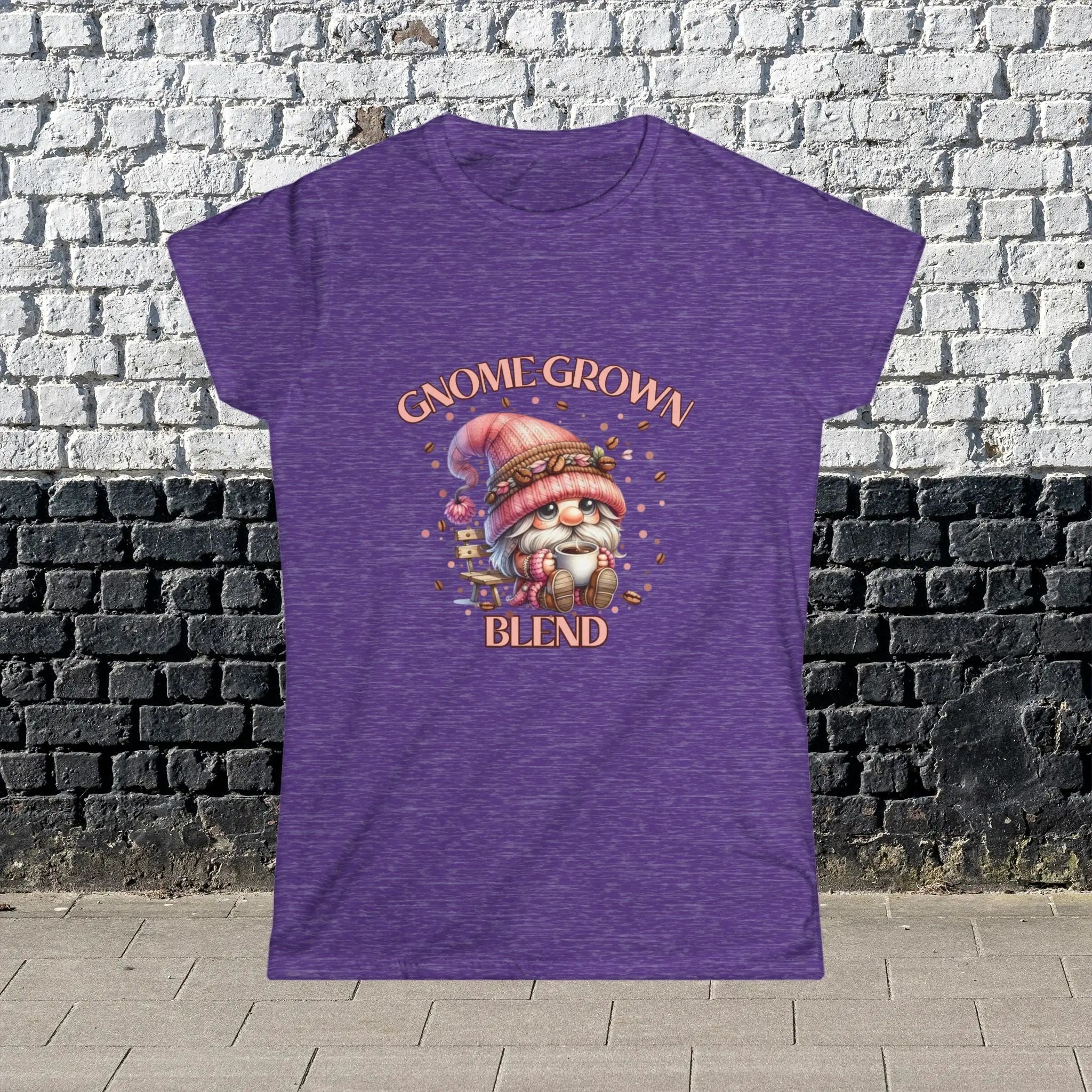 Gnome Grown Blend Women's Tee, Cute Gnome Shirt, Casual Vibes, Gift for Gardeners, Fall Fashion Tee, Thanksgiving Gift Printify