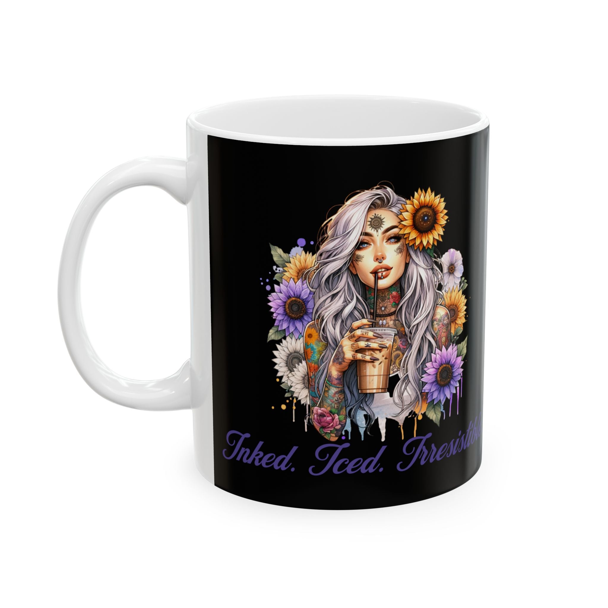 Iced Inked Ceramic Mug Printify
