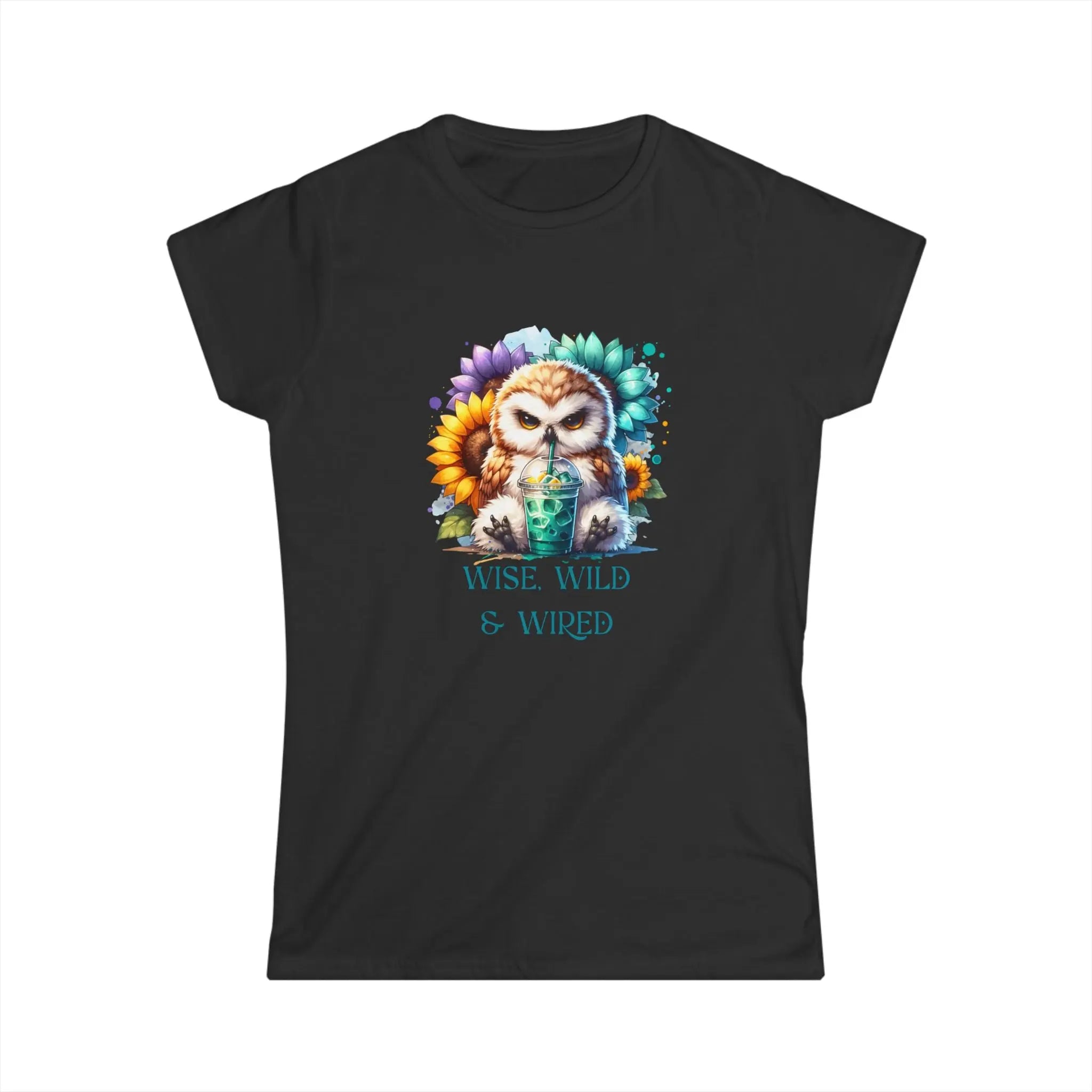 Wise Wild & Wired Owl T-Shirt Printify