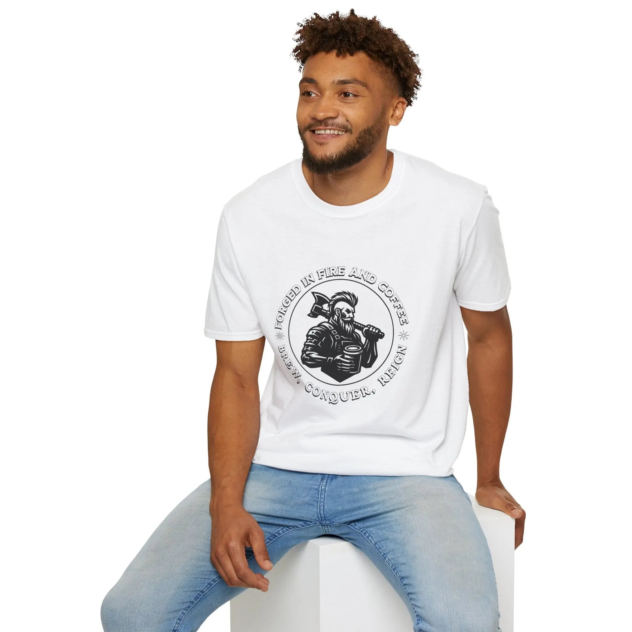Forged in Fire Viking T-Shirt Printify