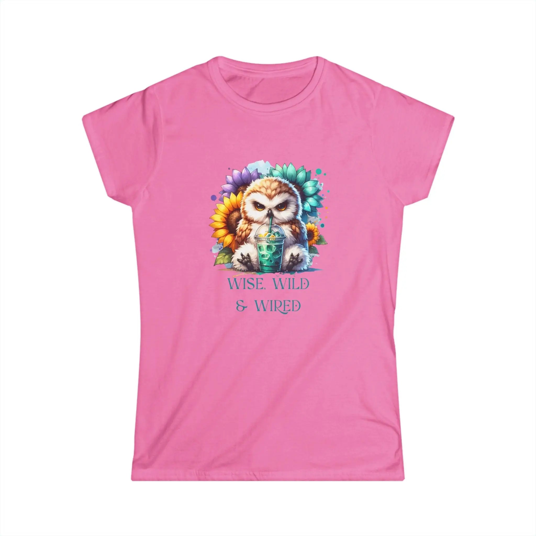 Wise Wild & Wired Owl T-Shirt Printify