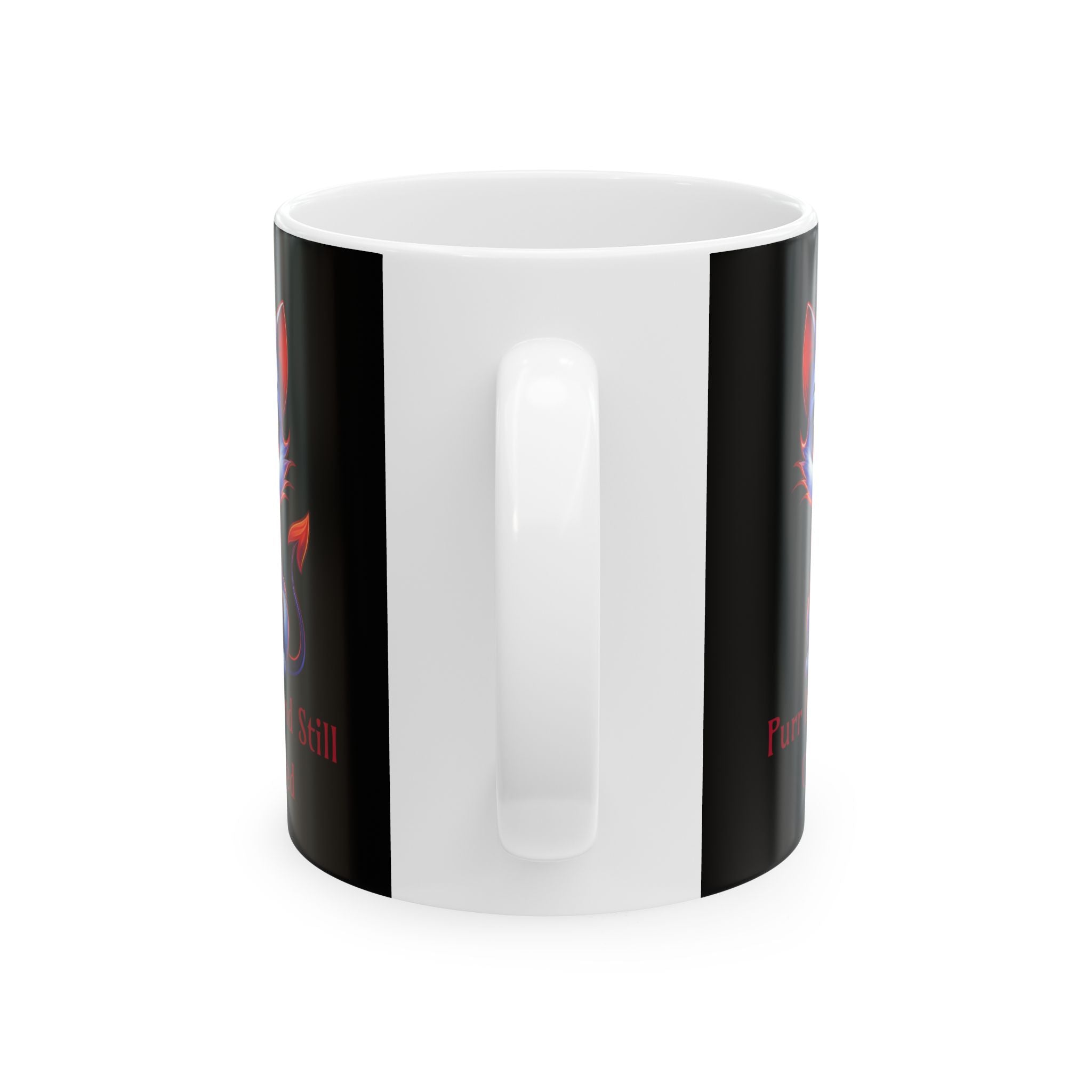 Purr Evil 11 oz Ceramic Mug Printify