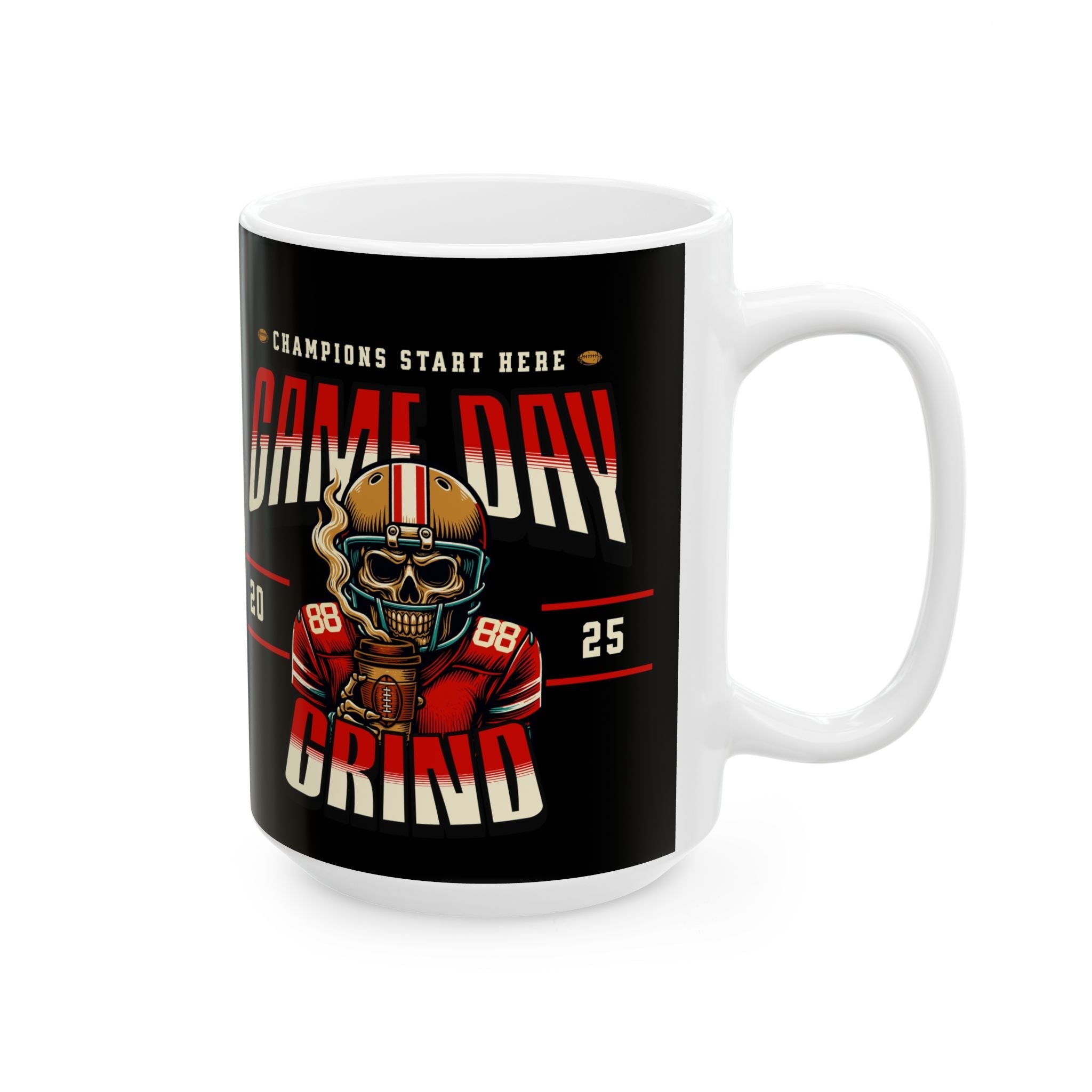 Game Day Grind Ceramic Mug Printify