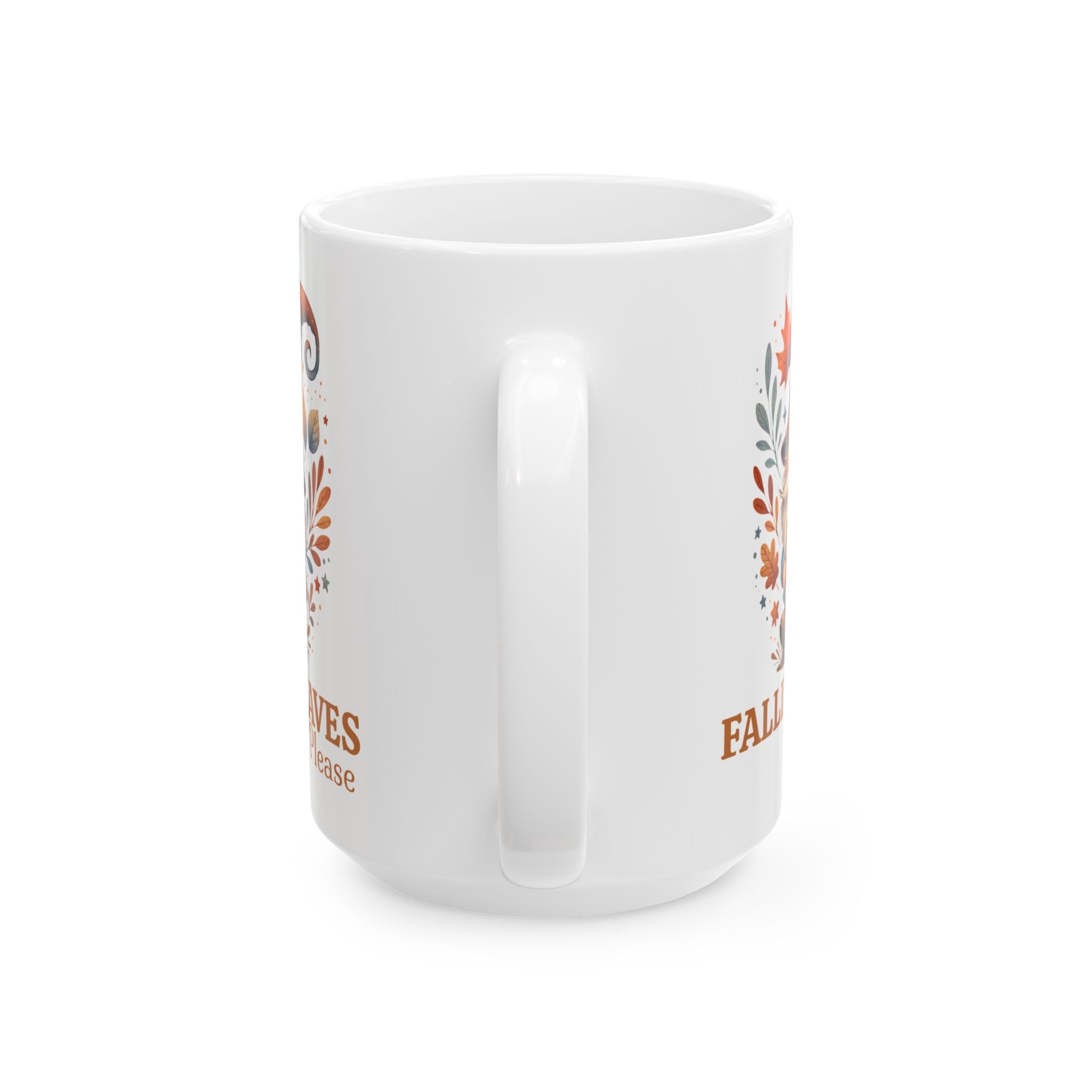Autumn Gnome 15 oz Ceramic Mug Printify