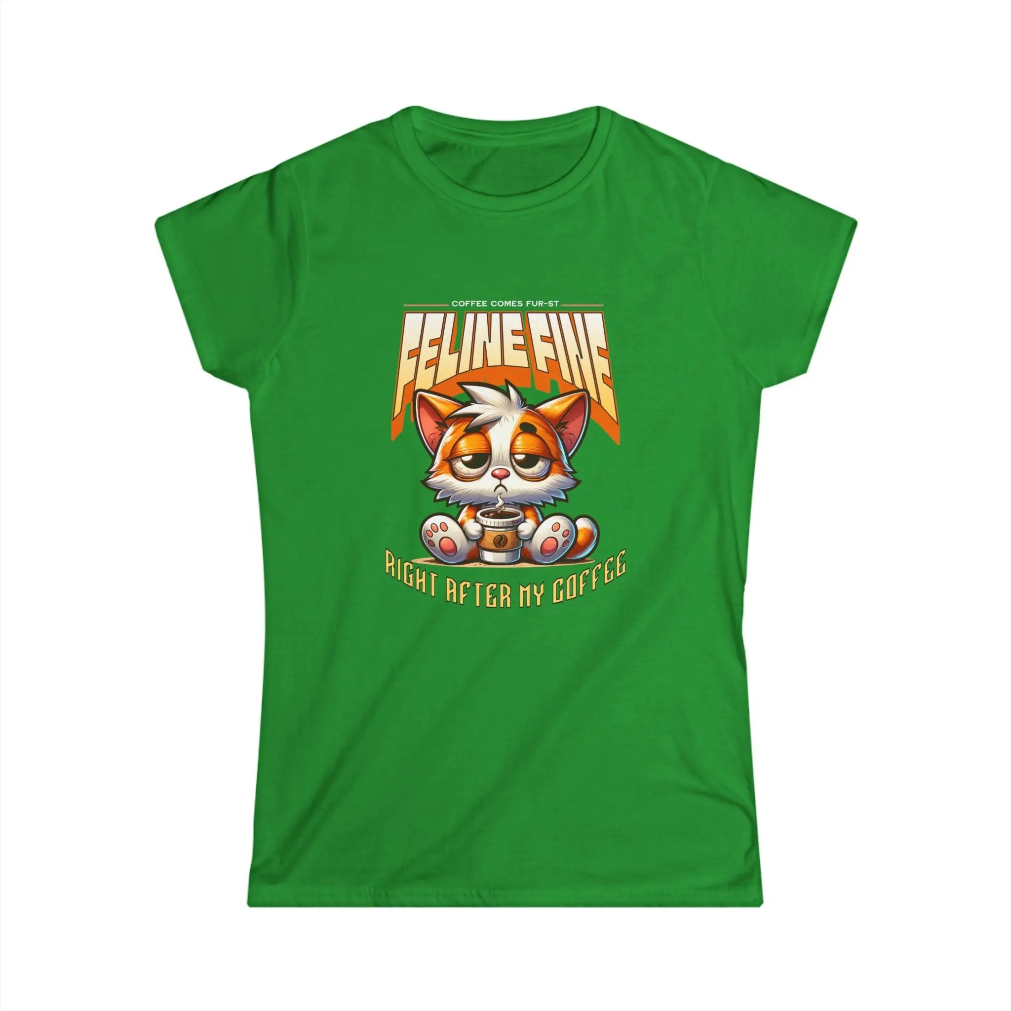 I'm Feline Fine Tshirt - After This Coffee Printify