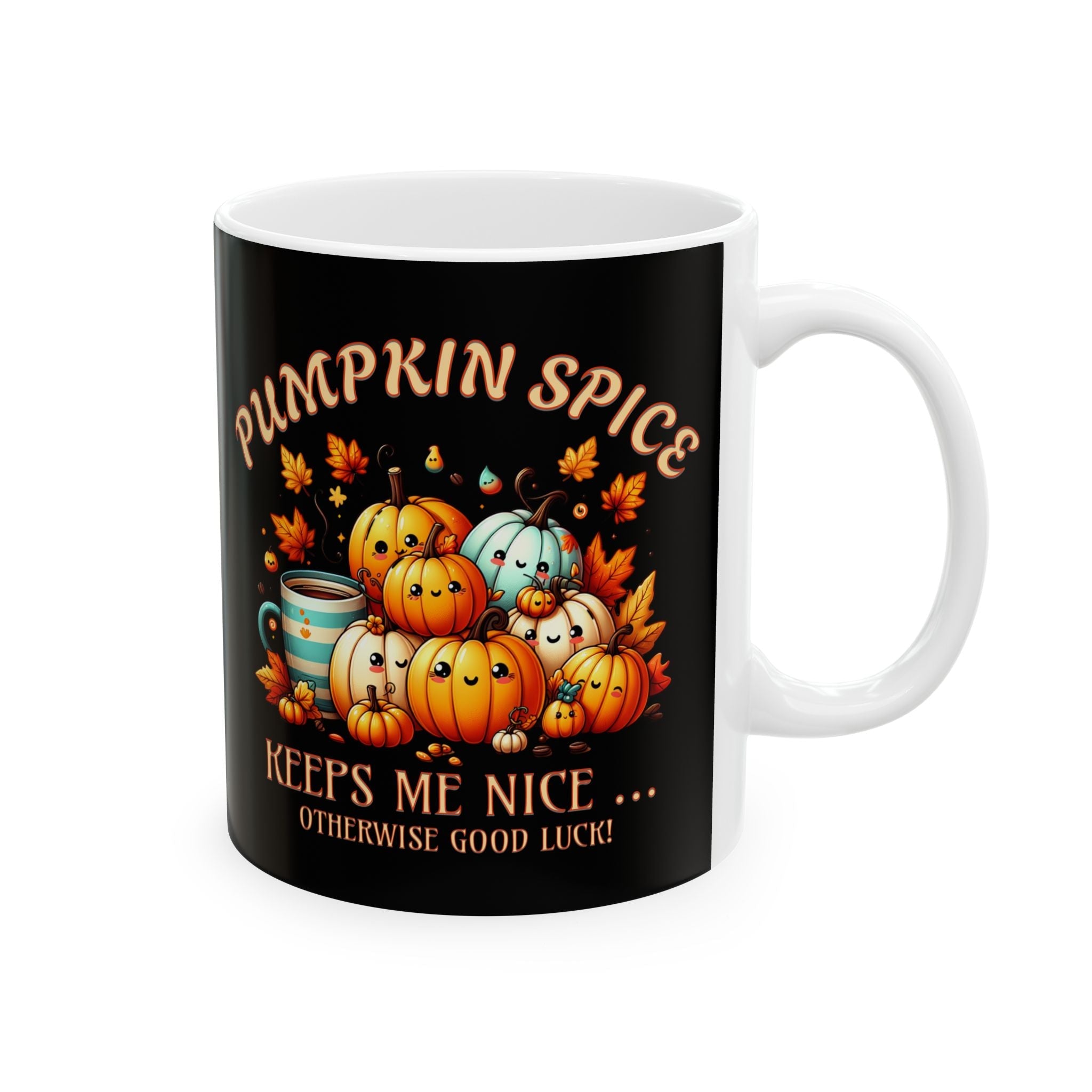 Pumpkin Spice 11 oz Ceramic Mug Printify