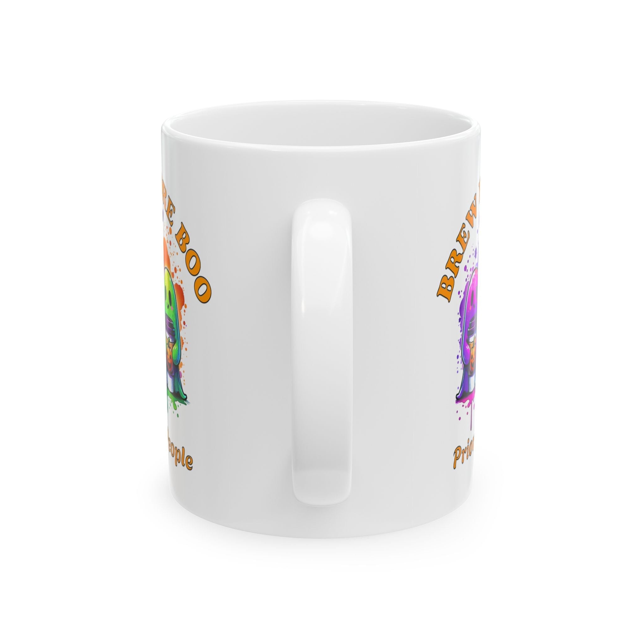 Brew Before Boo Ceramic Mug Printify