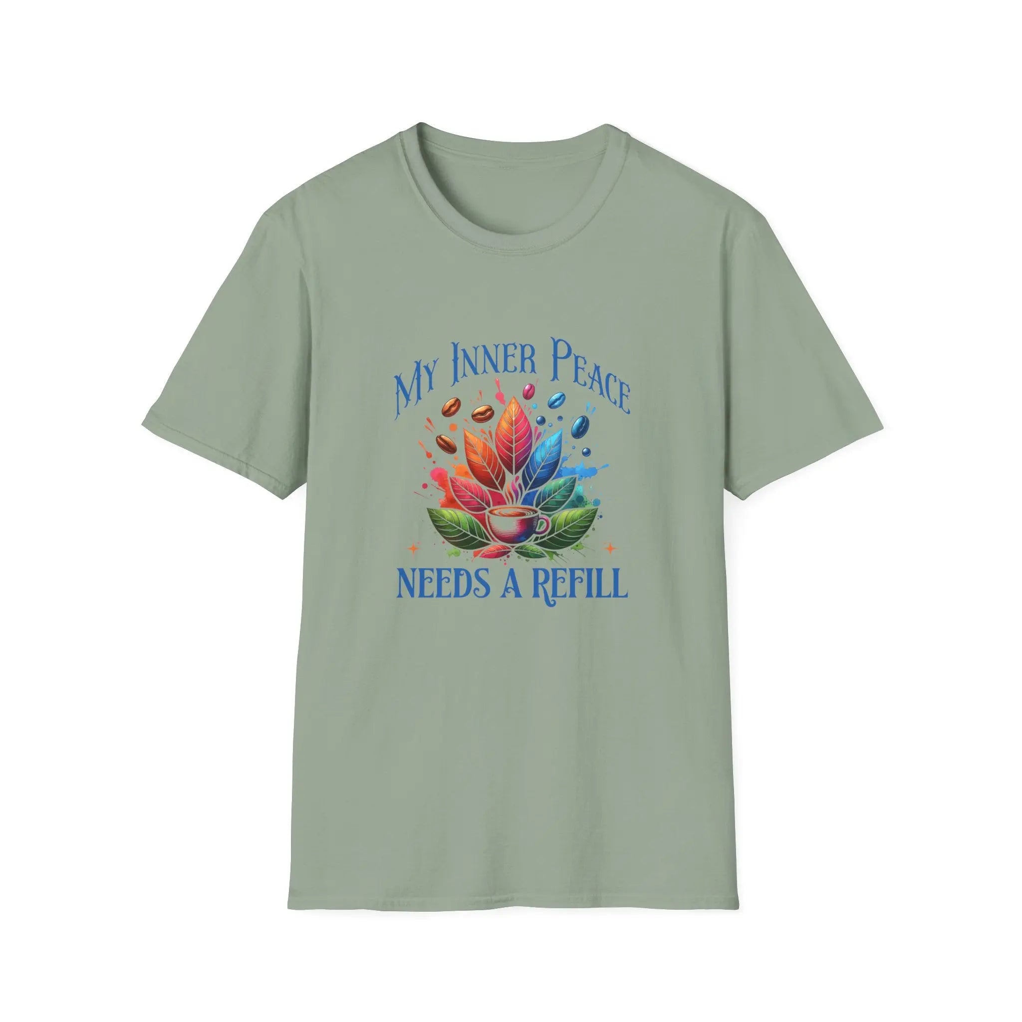 Inner Peace Coffee T-Shirt Printify