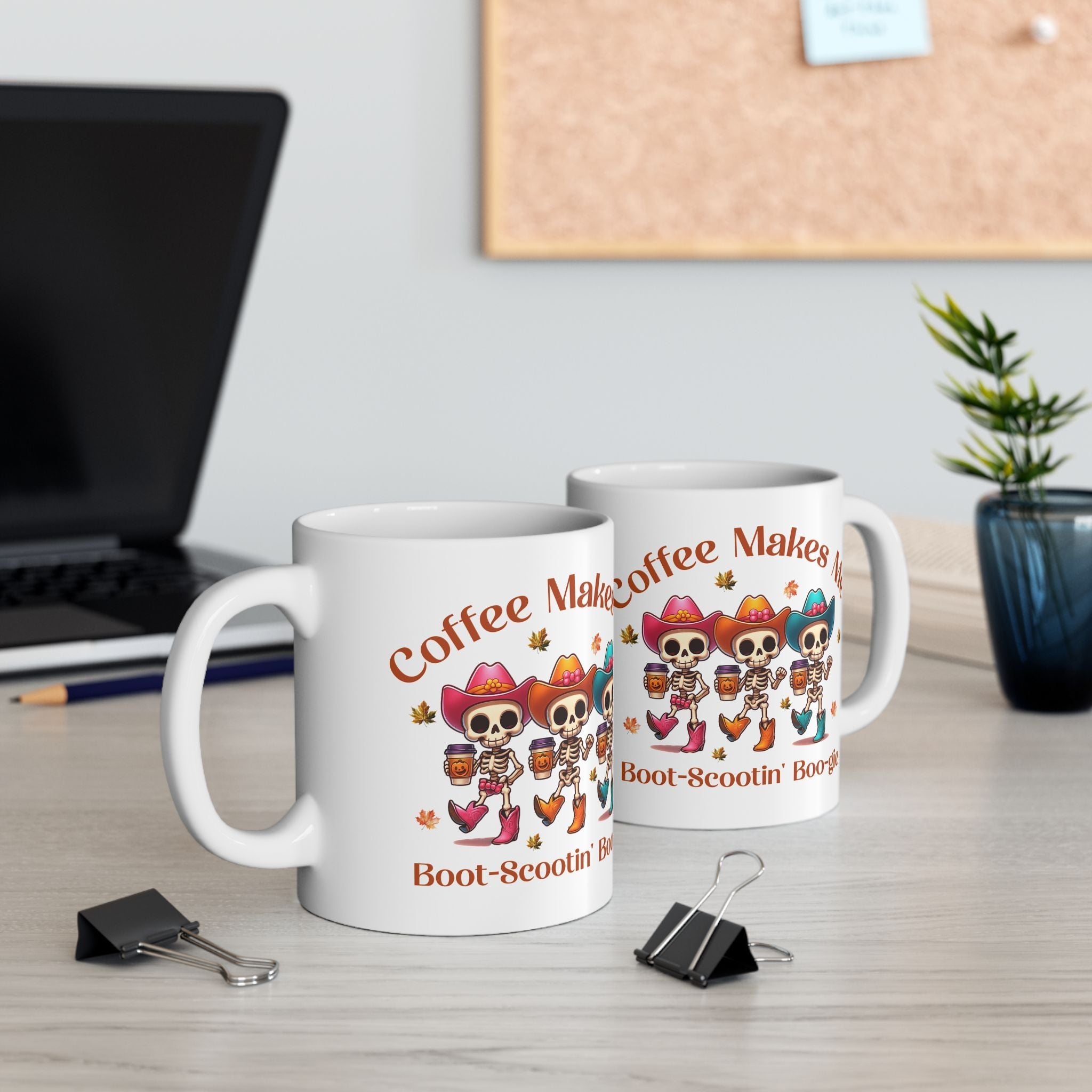 Coffee Makes Me Boot-scootin' Boogie Mug Printify
