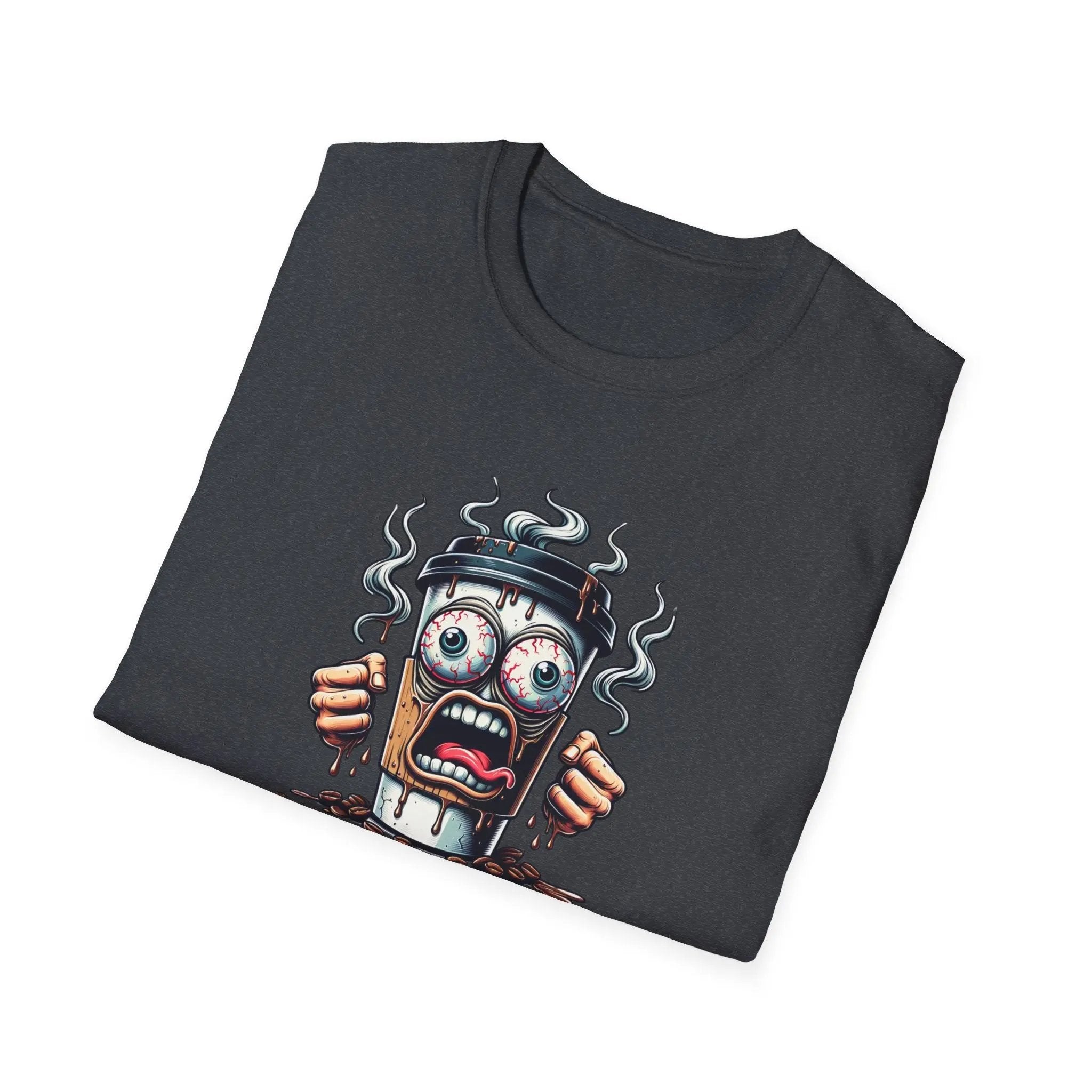 Funny Coffee Cup T-Shirt – “Last Cup Before Felony Charges” - Boldly Bitter Company