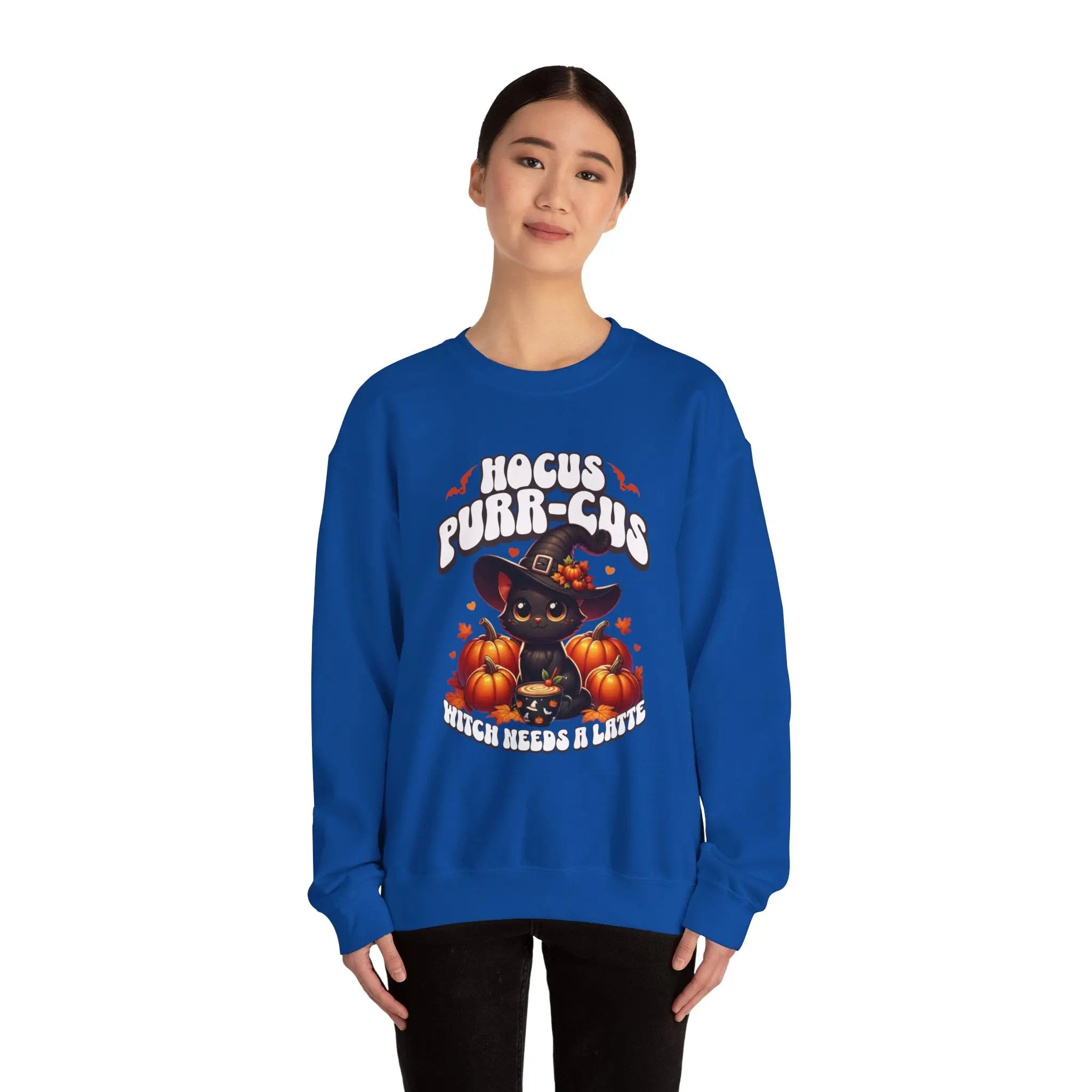Hocus Purr-cuss Sweatshirt Printify