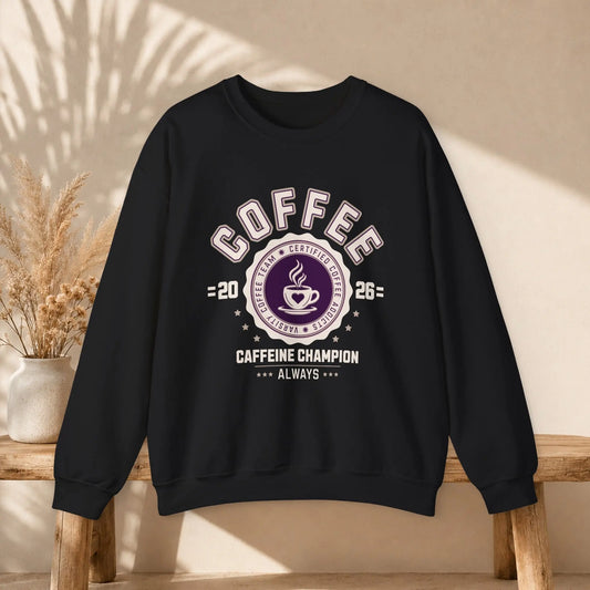 Varsity Coffee Sweatshirt Printify