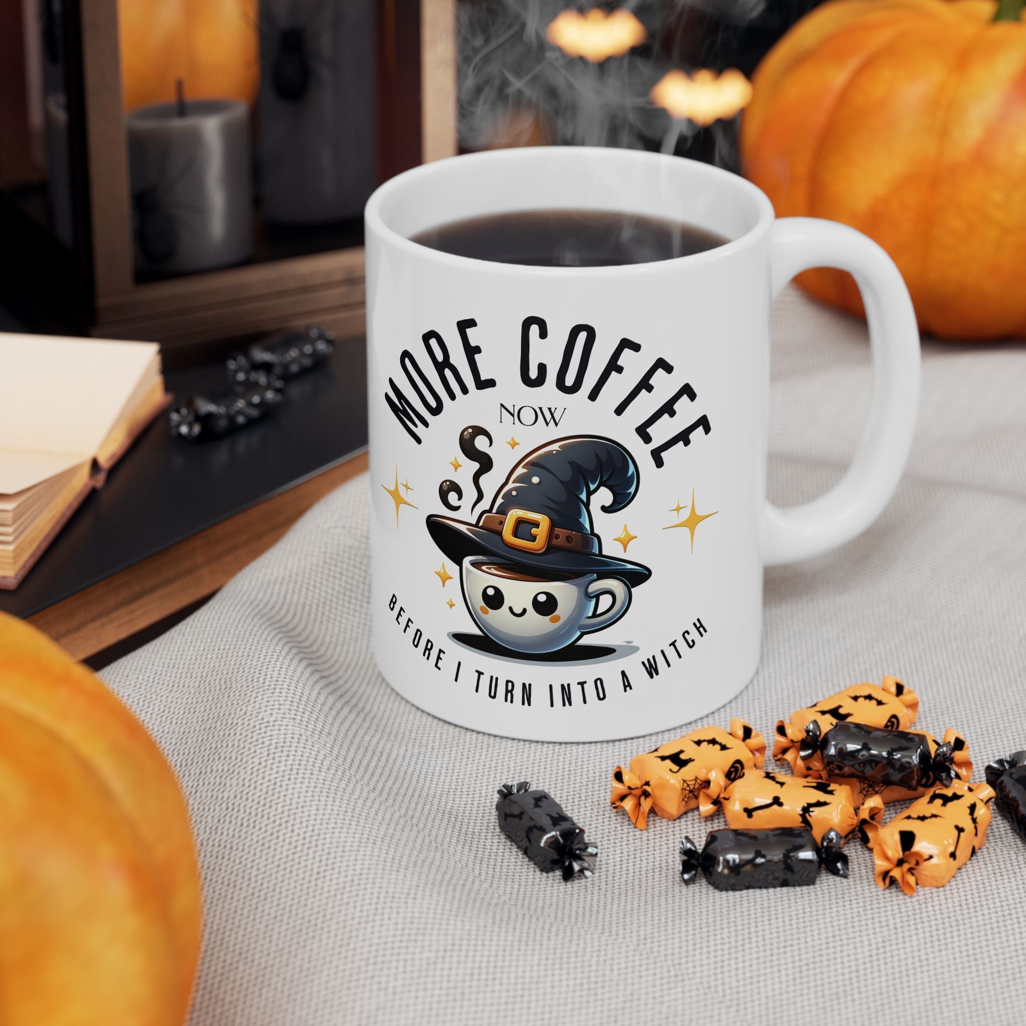 More Coffee Now 11 oz Mug Printify