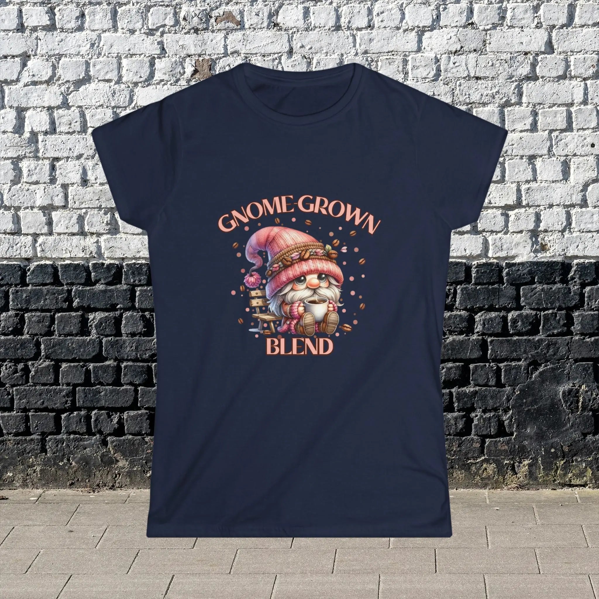 Gnome Grown Blend Women's Tee, Cute Gnome Shirt, Casual Vibes, Gift for Gardeners, Fall Fashion Tee, Thanksgiving Gift Printify
