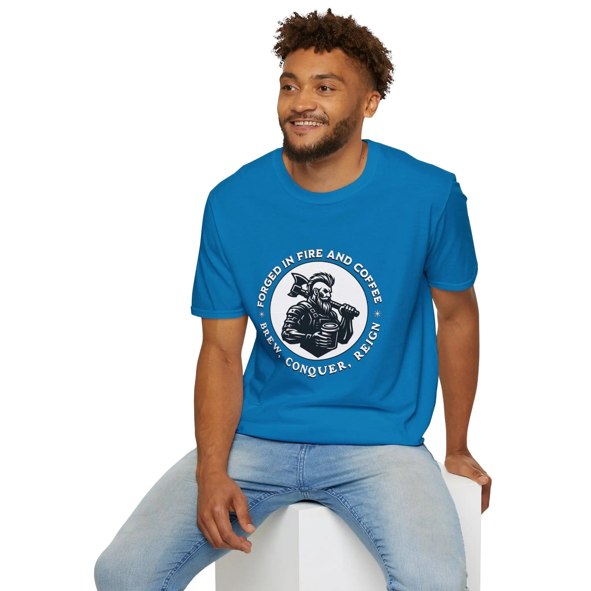 Forged in Fire Viking T-Shirt Printify