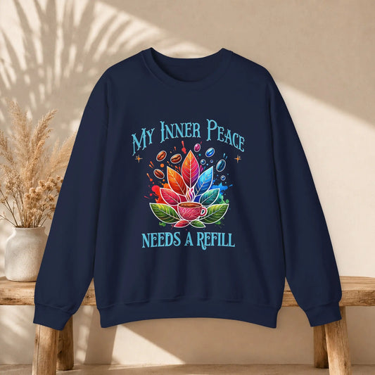 My Inner Peace Coffee Sweatshirt Printify