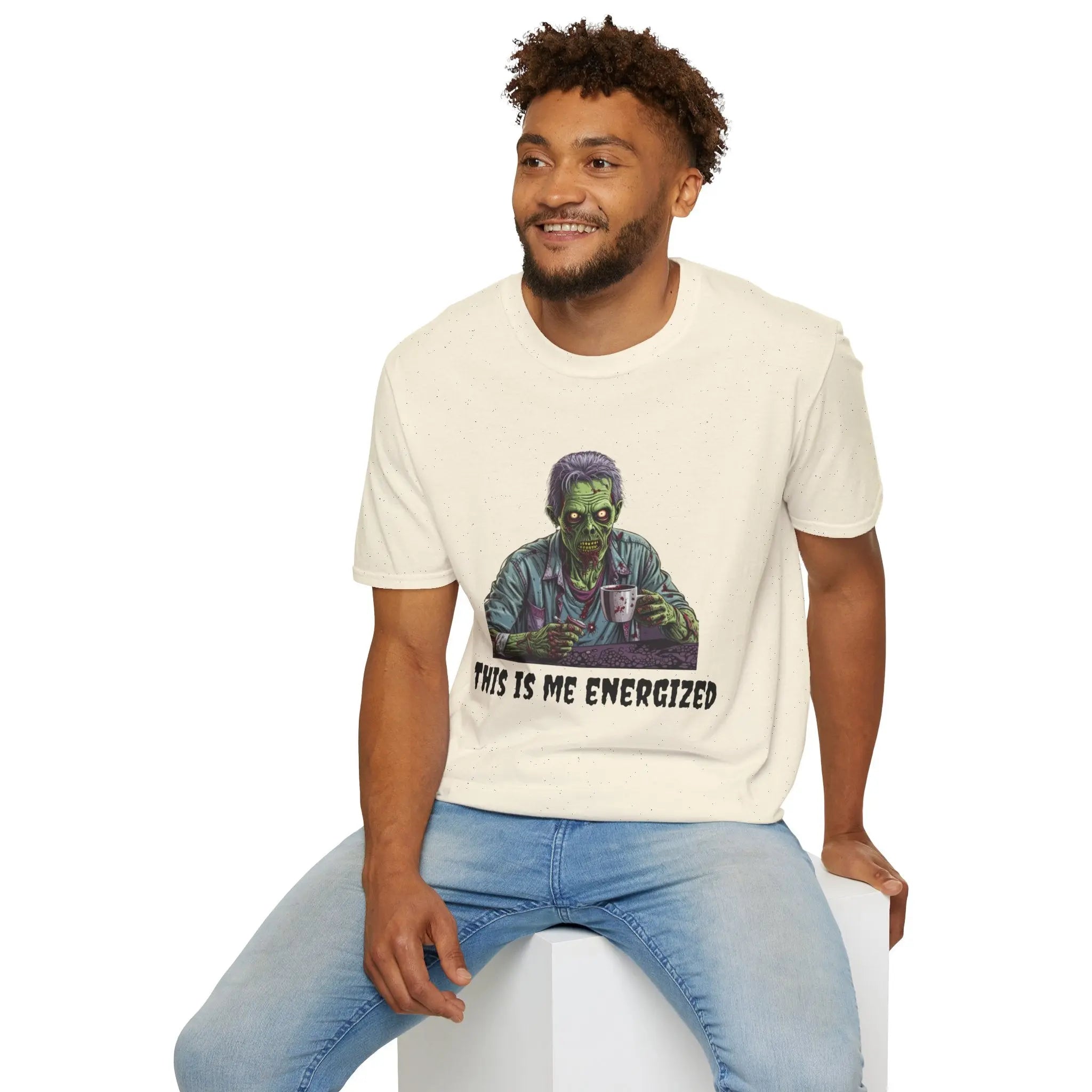 Energized Zombie T-shirt Printify