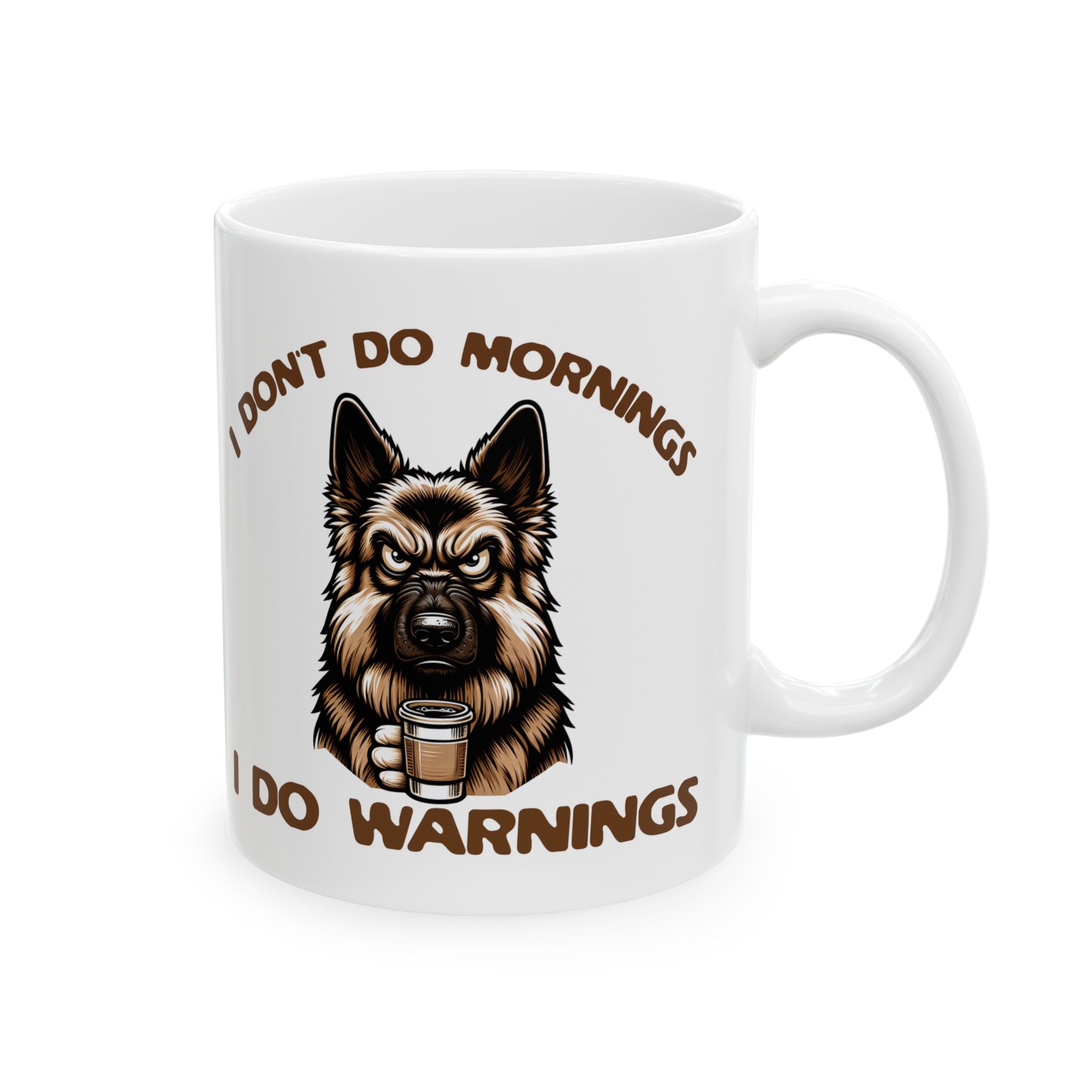 Warnings 11 oz Mug Printify