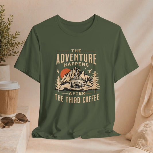 Adventure Happens T-Shirt - Boldly Bitter Company