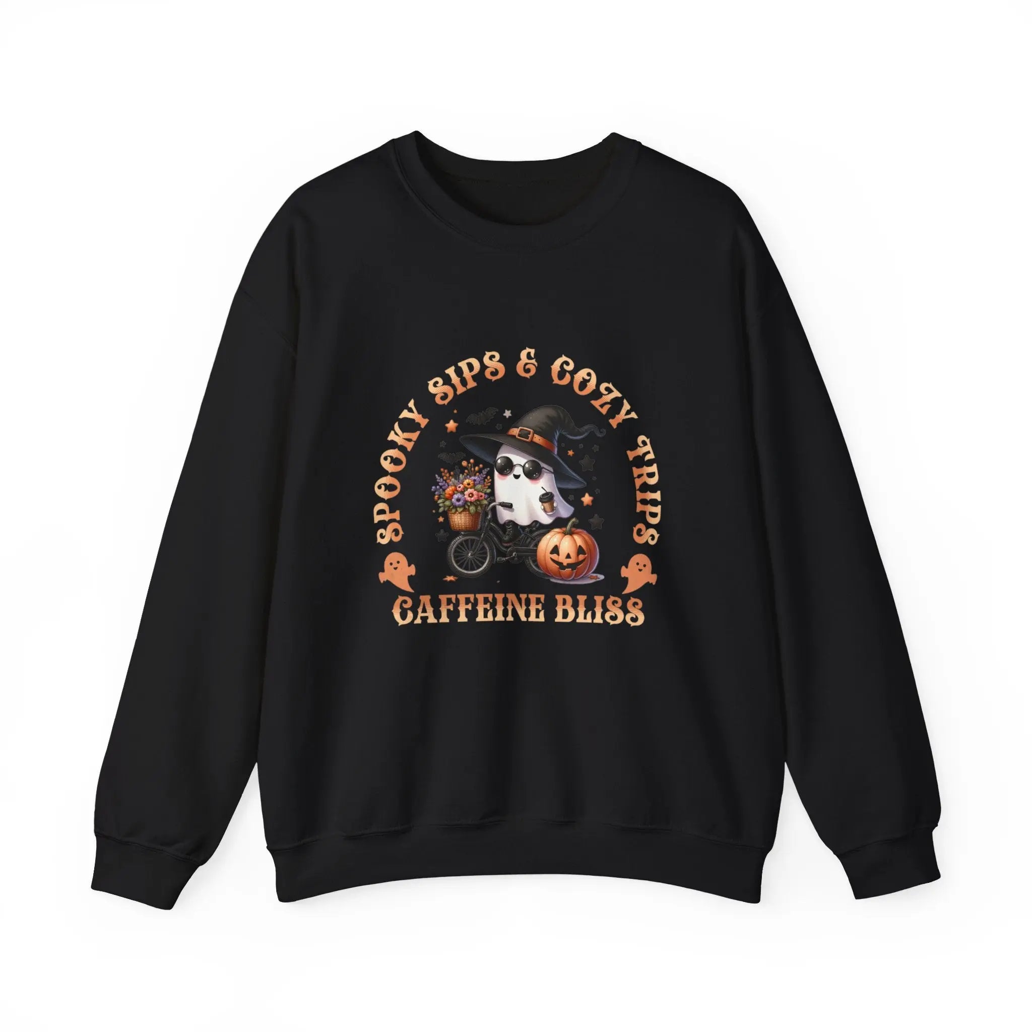 Spooky Sips & Cozy Trips Sweatshirt Printify