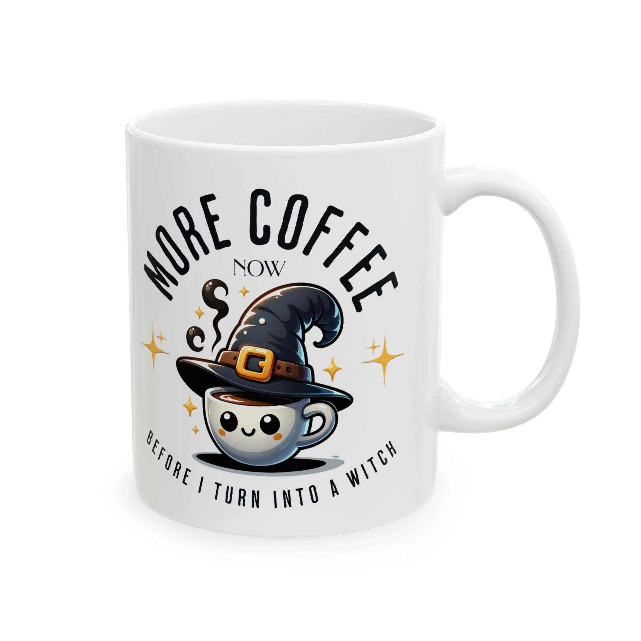 More Coffee Now 11 oz Mug Printify