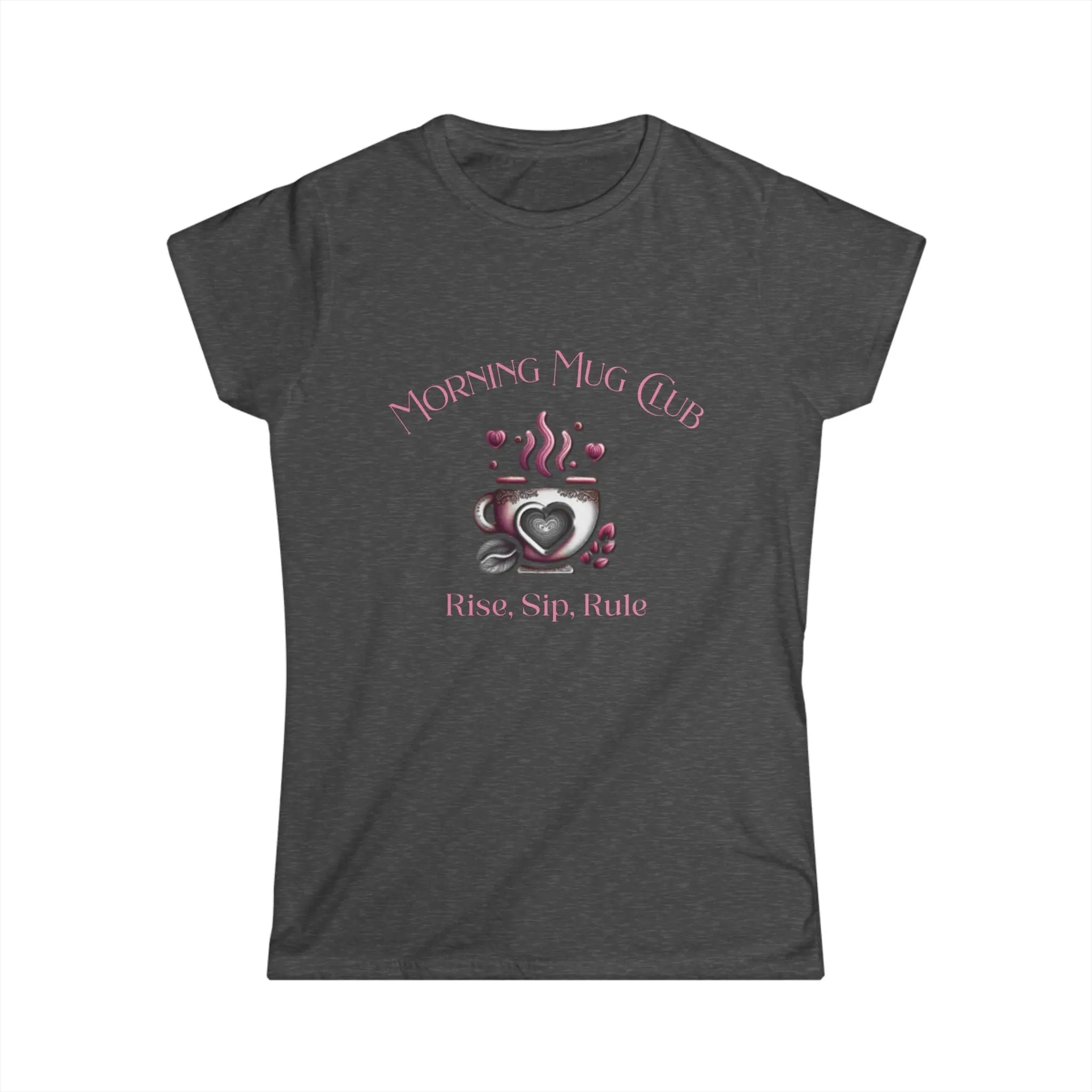 Rise Sip Rule Tshirt- Monrning Mug Club Collection - Boho Morning Mug Club T-Shirt Printify