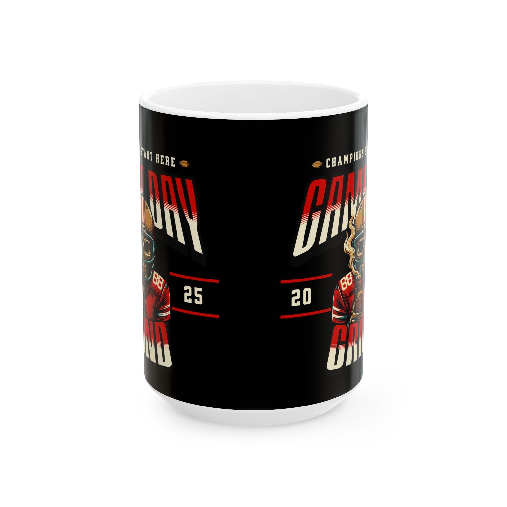 Game Day Grind Ceramic Mug Printify