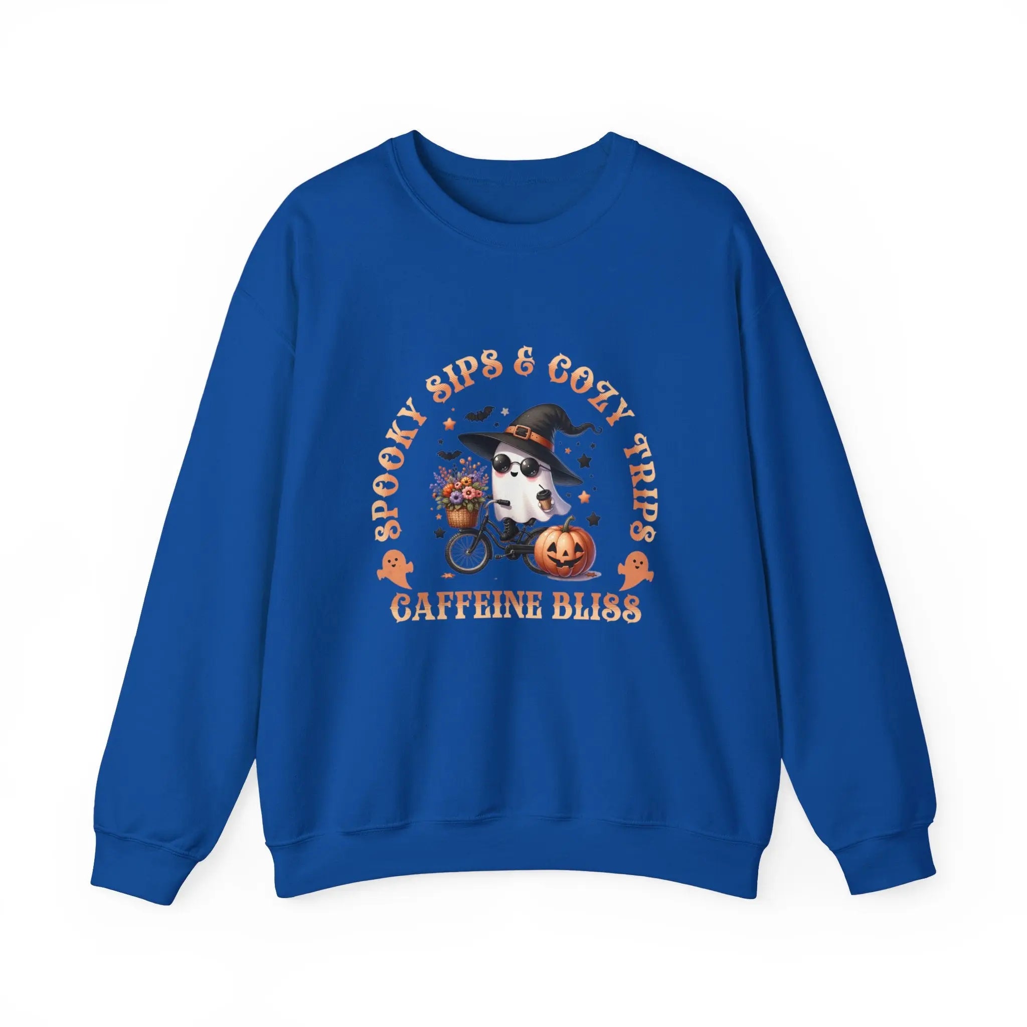 Spooky Sips & Cozy Trips Sweatshirt Printify