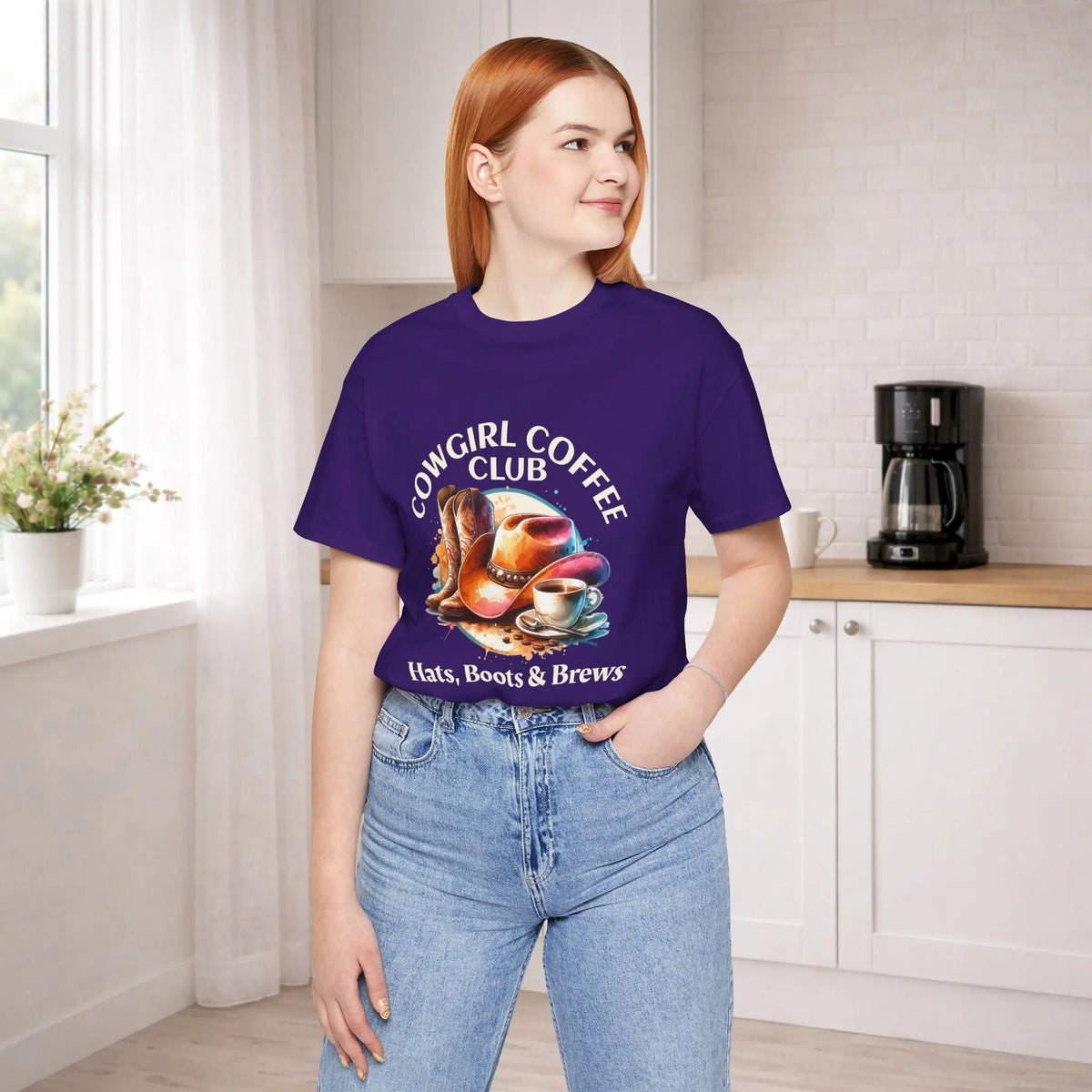 Cowgirl Coffee Club Tee Printify