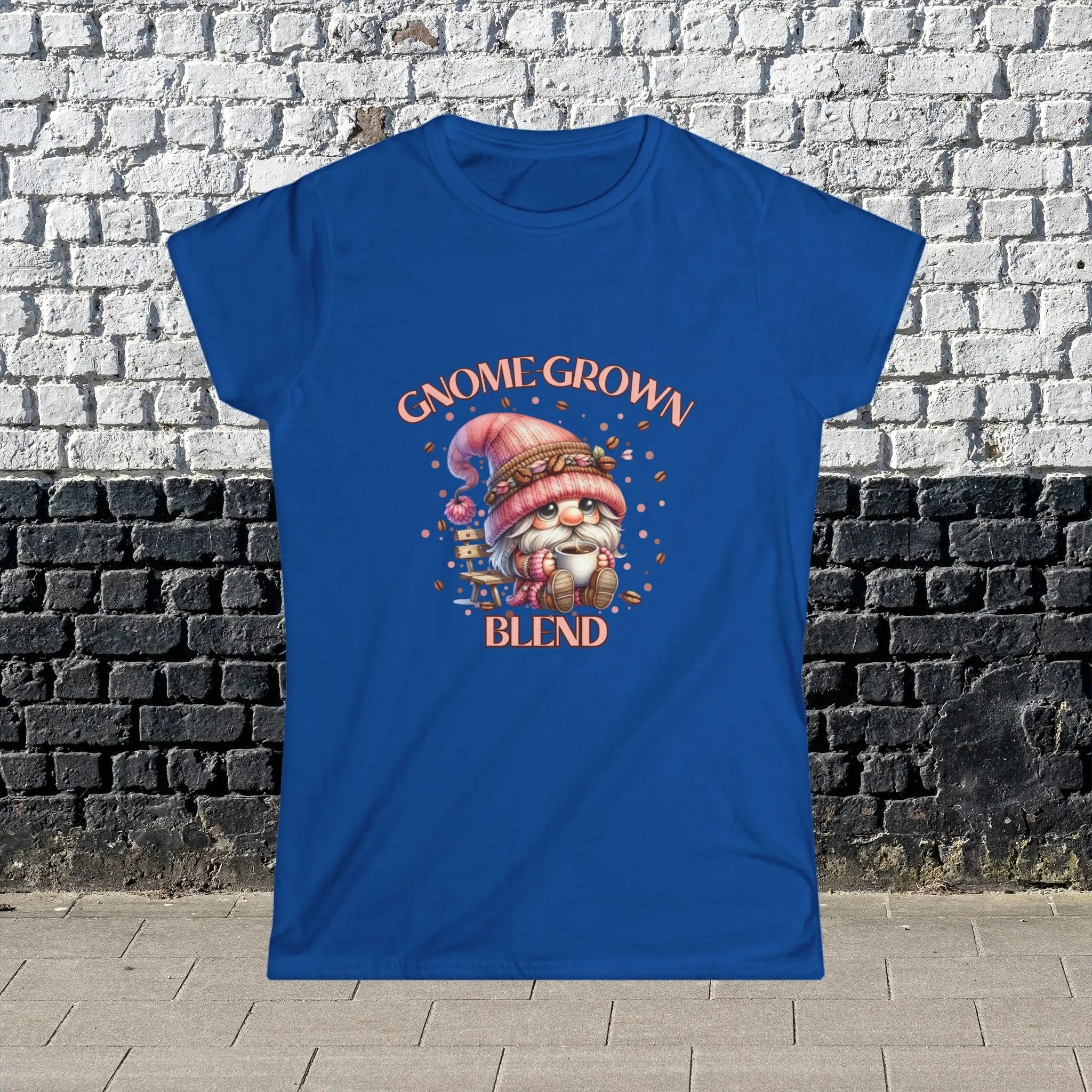 Gnome Grown Blend Women's Tee, Cute Gnome Shirt, Casual Vibes, Gift for Gardeners, Fall Fashion Tee, Thanksgiving Gift Printify