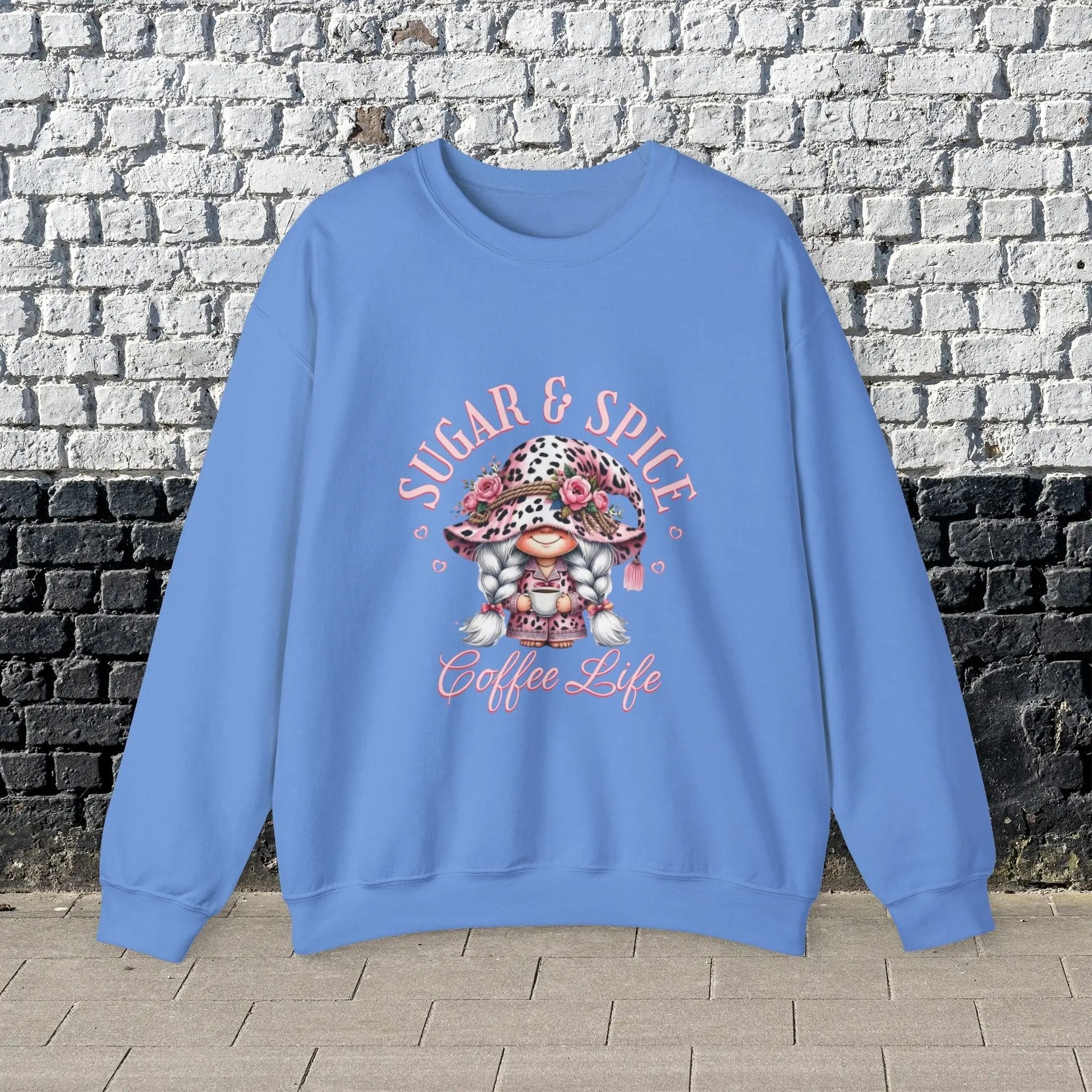 Sugar & Spice Sweatshirt | Cozy Gift for Coffee Lovers, Cute Casual Wear, Perfect for Holidays, Everyday Comfort - Boldly Bitter Company