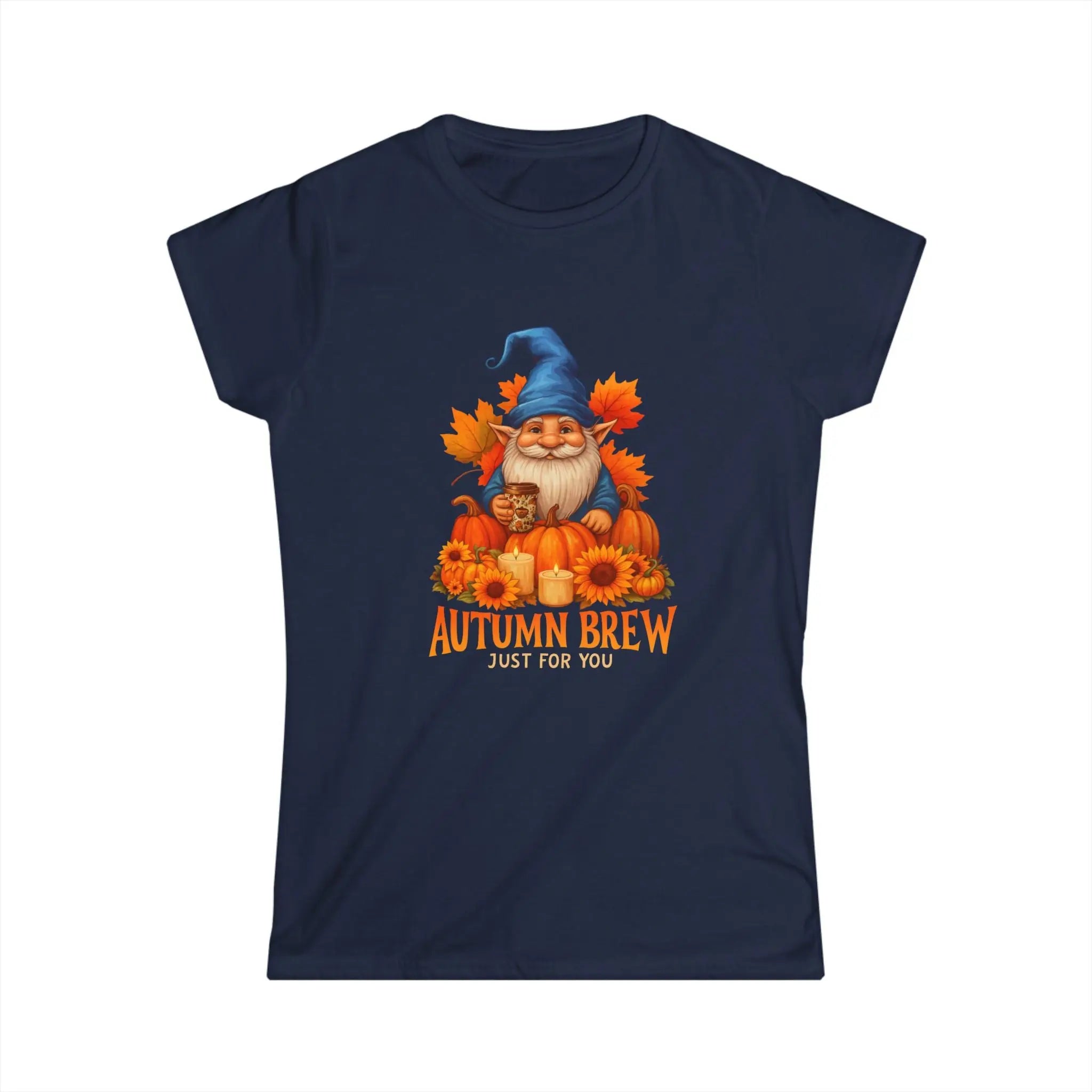 Autumn Gnome T-Shirt - Autumn Brew Just For You Printify