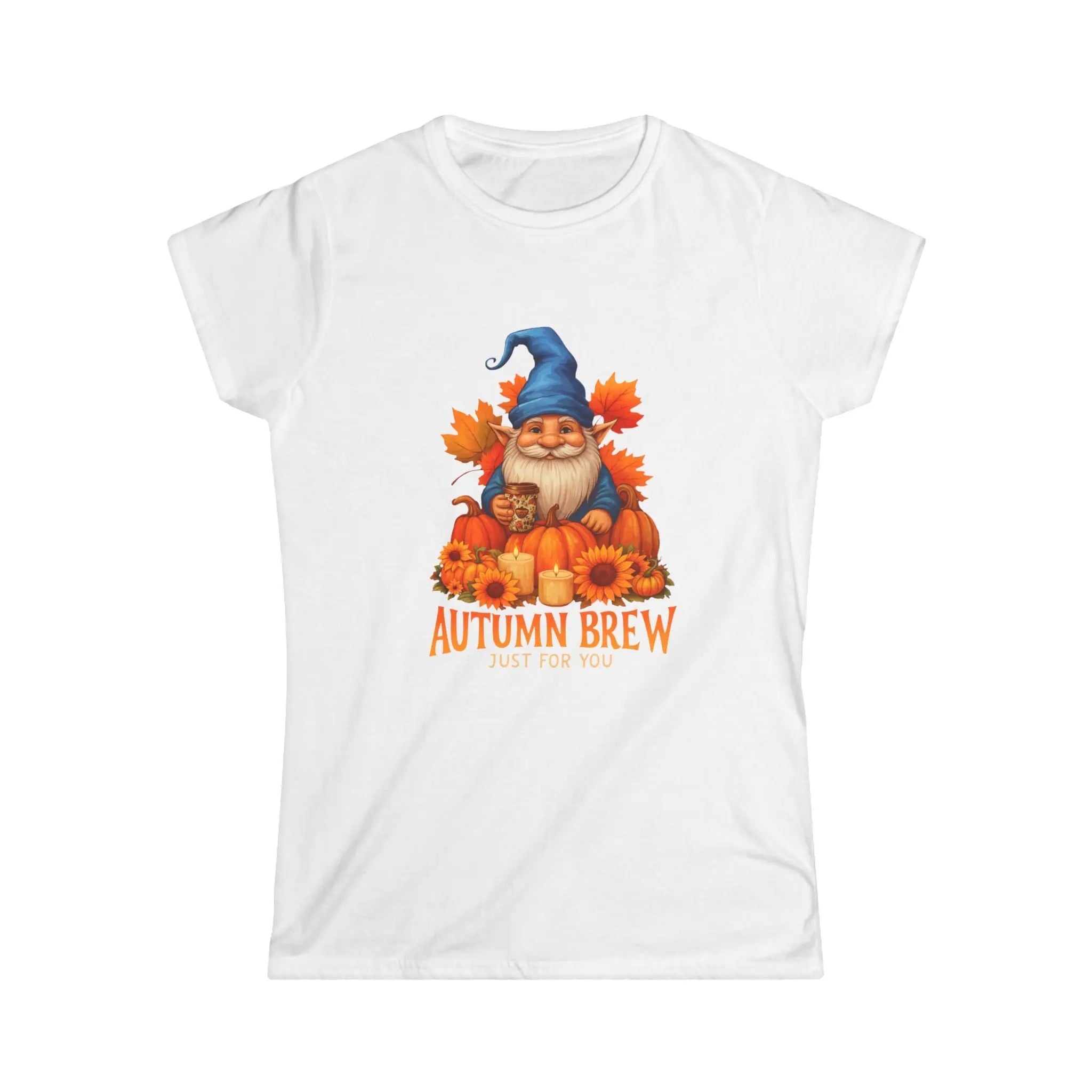 Autumn Gnome T-Shirt - Autumn Brew Just For You Printify