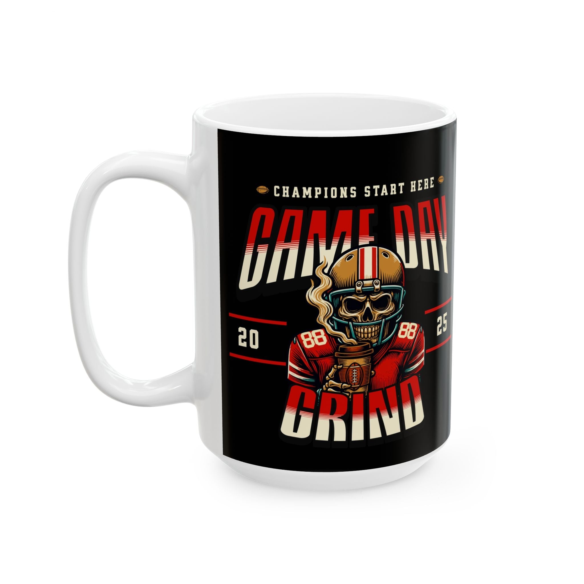 Game Day Grind Ceramic Mug Printify