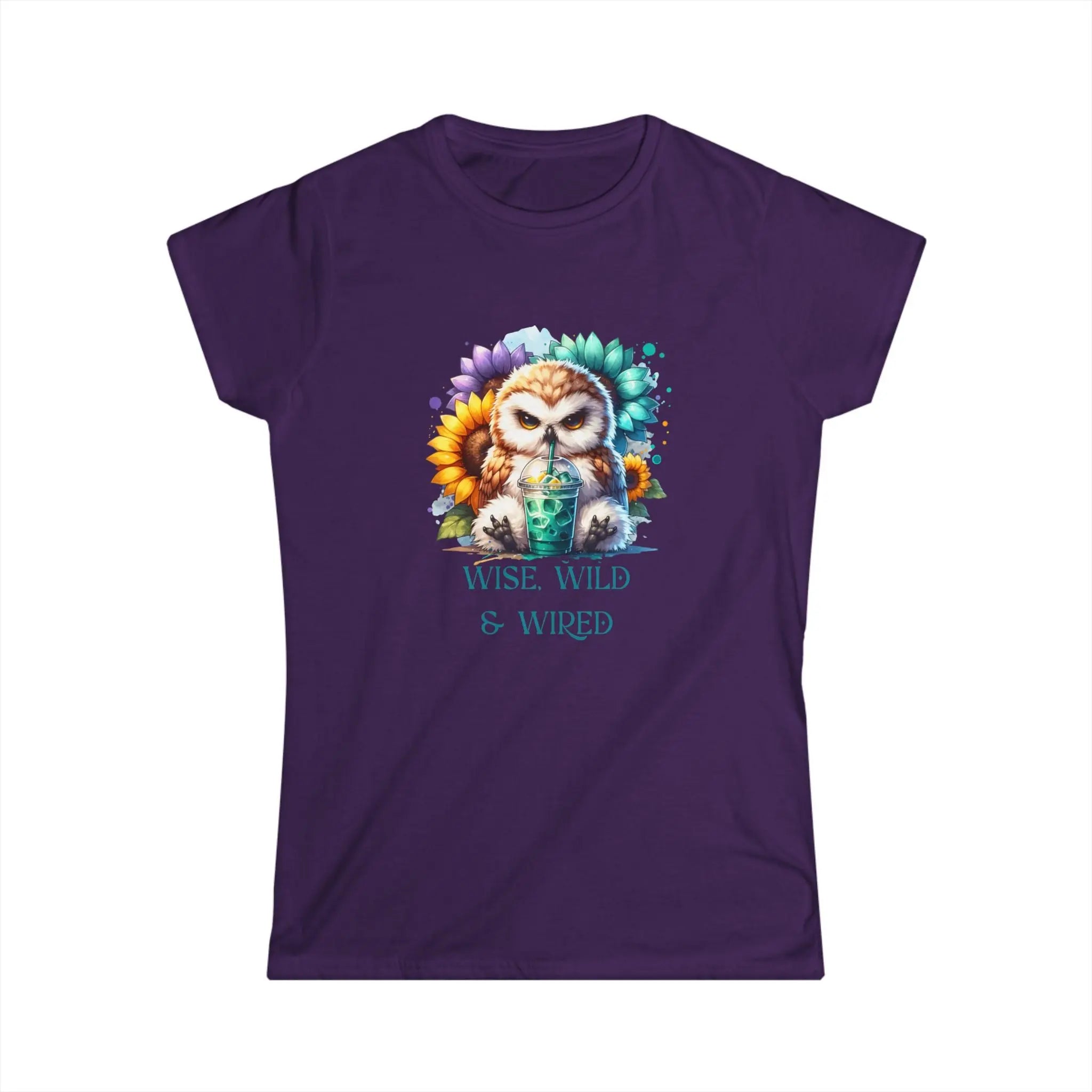 Wise Wild & Wired Owl T-Shirt Printify