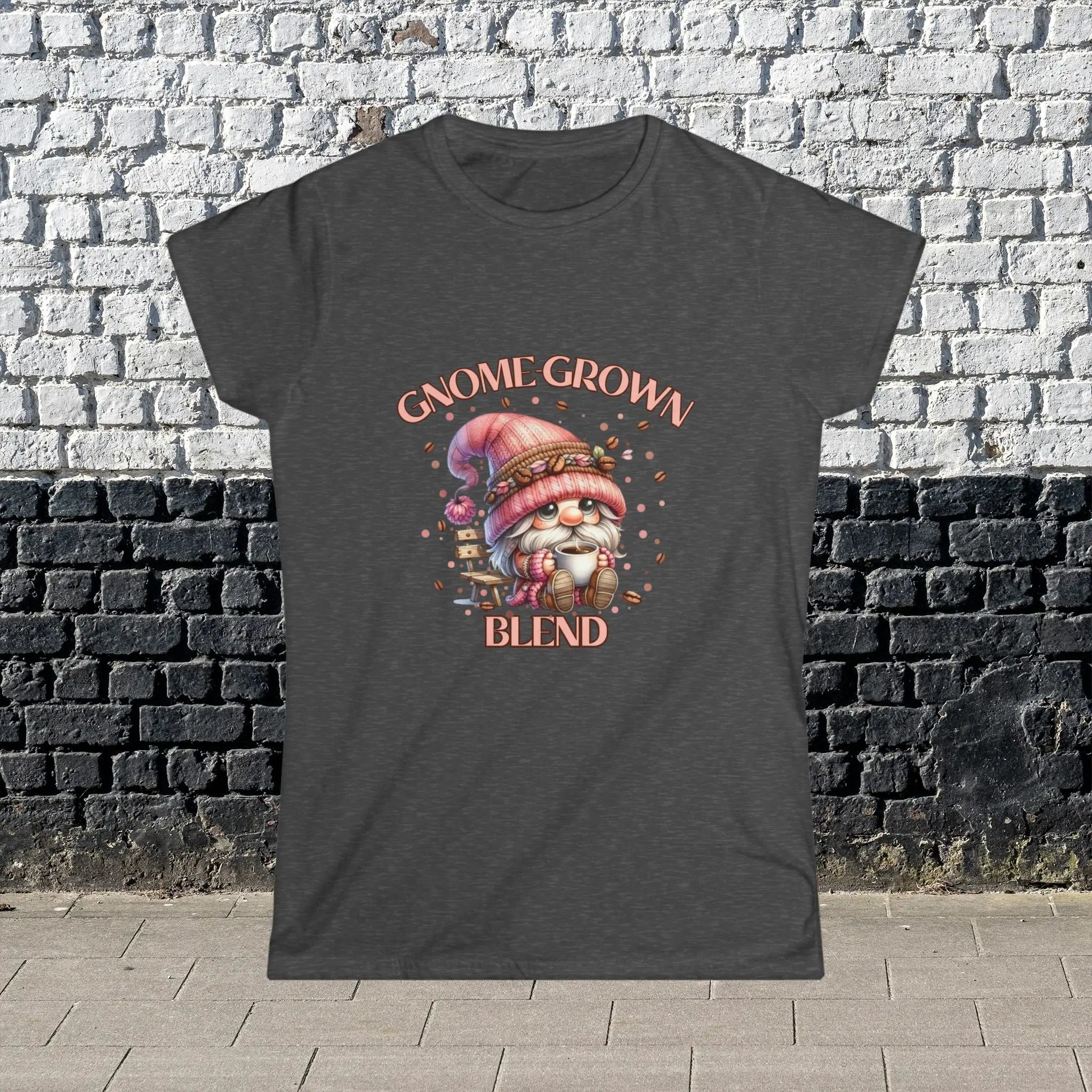 Gnome Grown Blend Women's Tee, Cute Gnome Shirt, Casual Vibes, Gift for Gardeners, Fall Fashion Tee, Thanksgiving Gift Printify