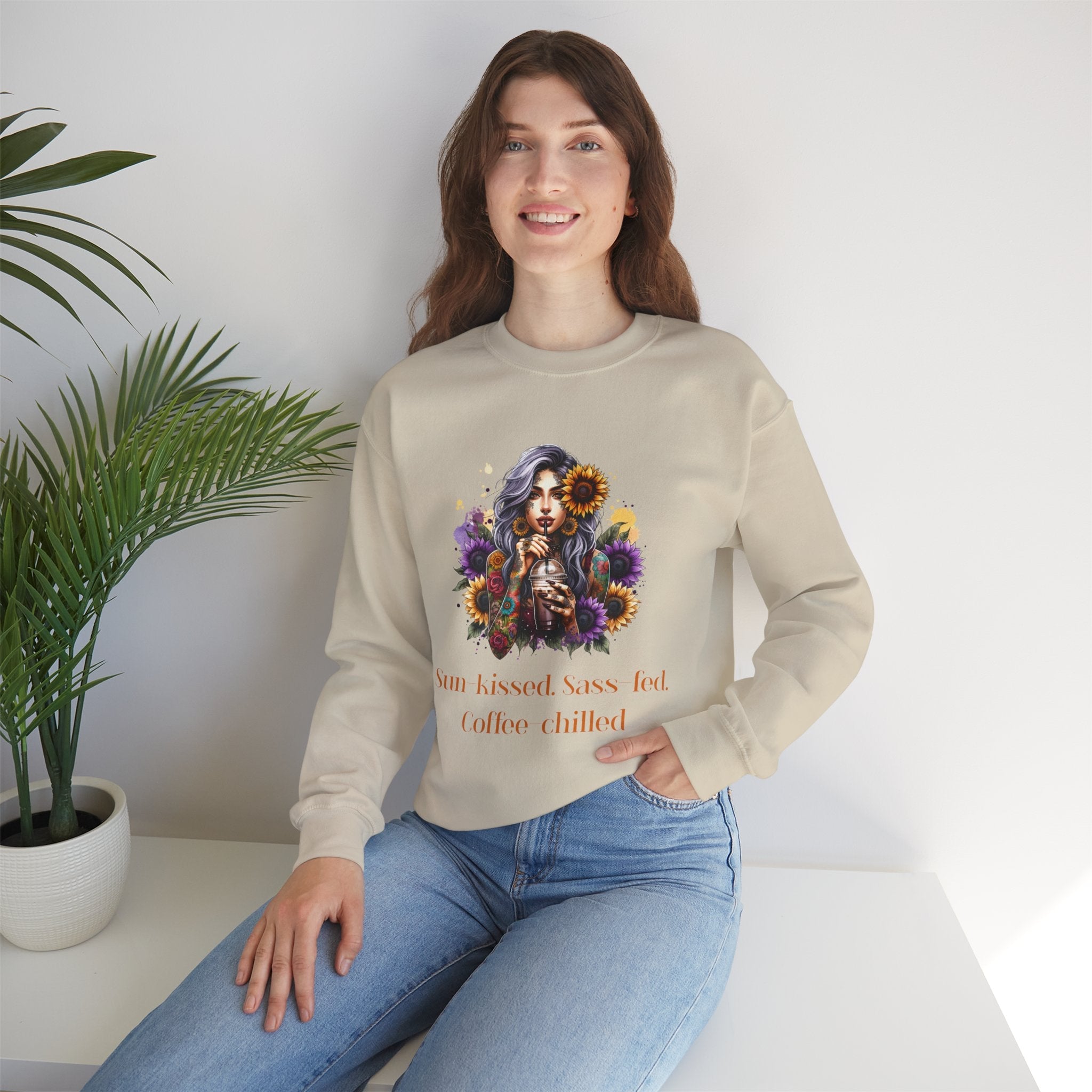 Sun-Kissed Sweatshirt Printify
