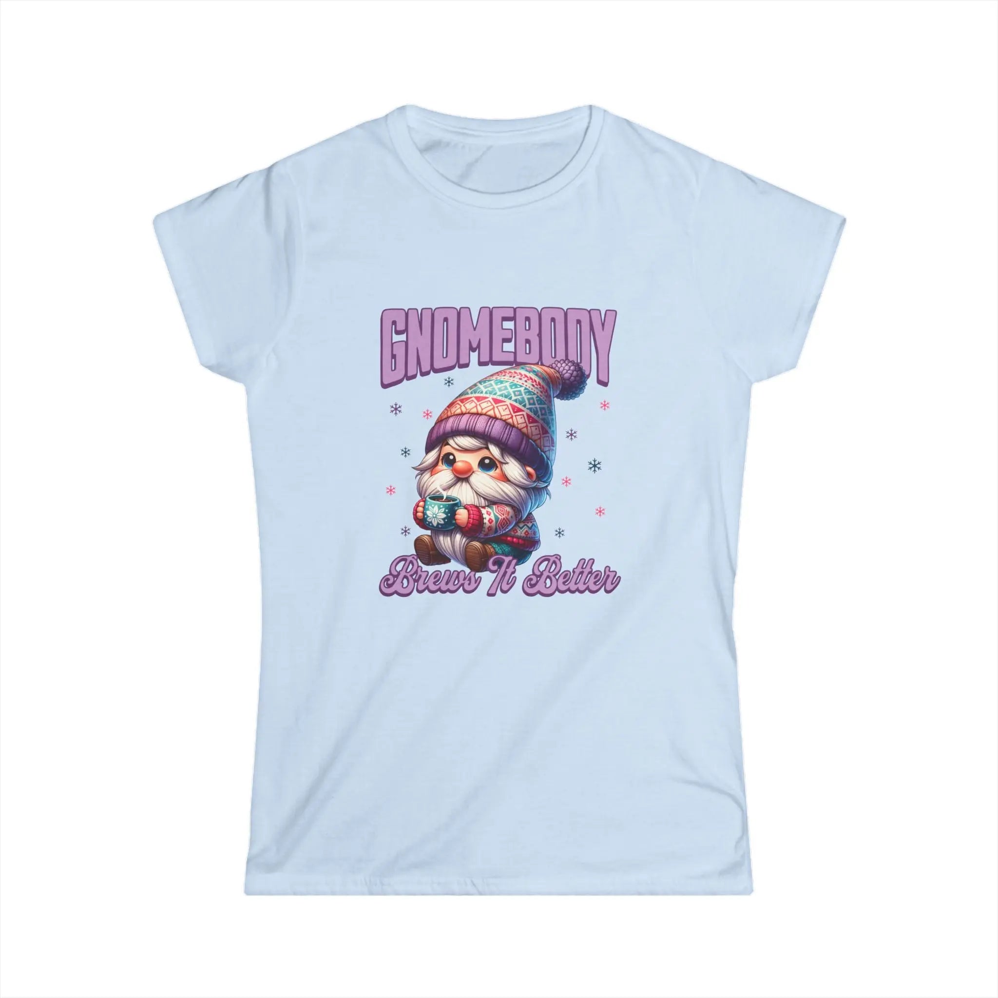 Gnomebody Tee, Cozy Winter Shirt, Gift for Gnome Lovers, Holiday Apparel, Cute Graphic Tee, Fun T-Shirt Printify