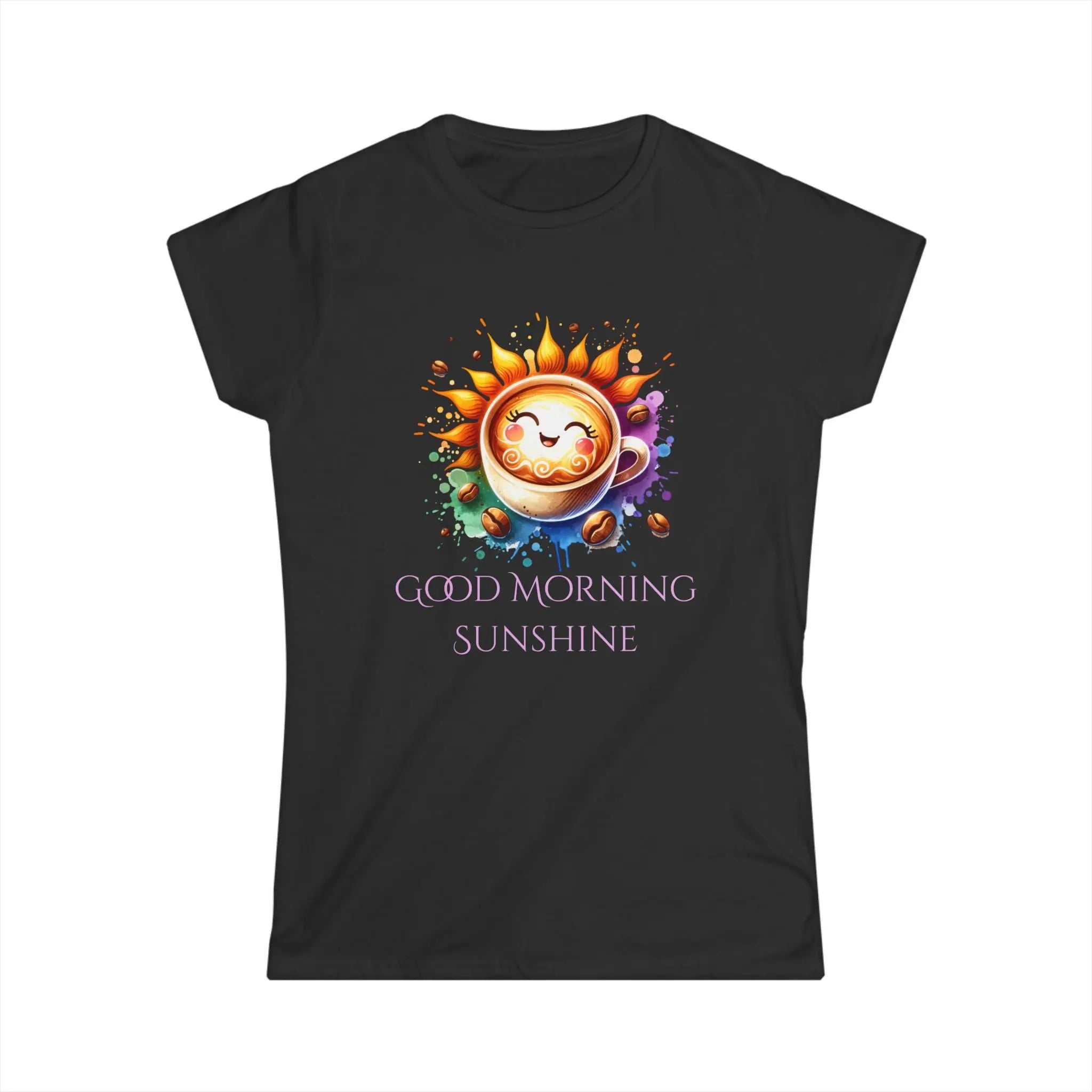 Good Morning Sunshine Tshirt - Sunshine and Coffee Tee Printify