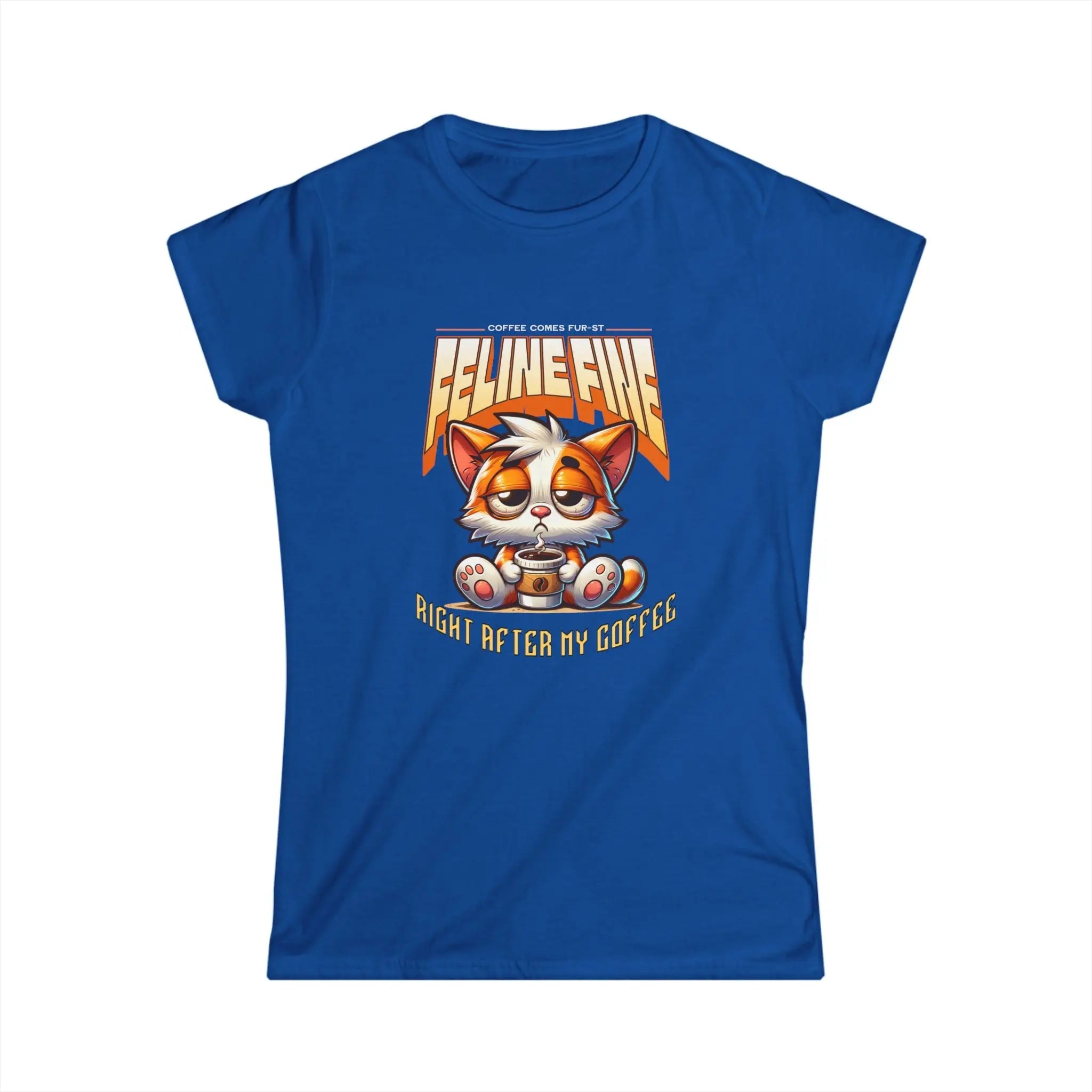 I'm Feline Fine Tshirt - After This Coffee Printify