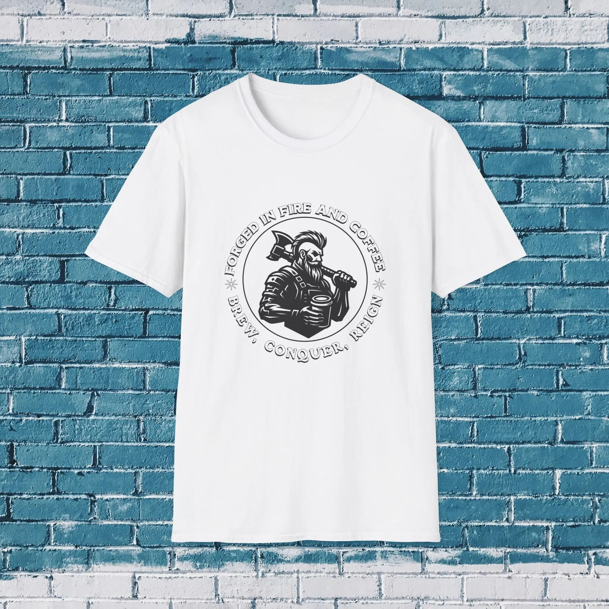 Forged in Fire Viking T-Shirt Printify