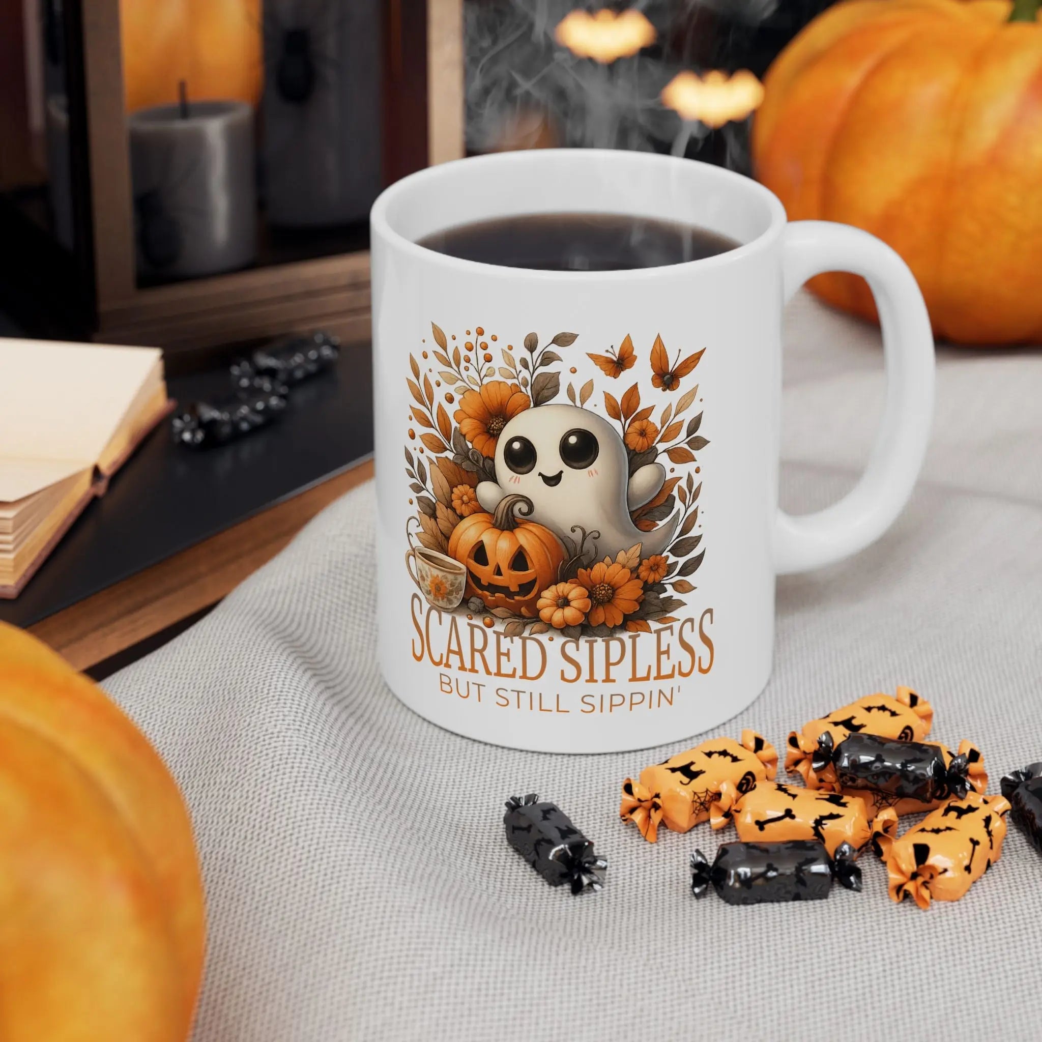 Scared Sipless 11oz Mug Printify