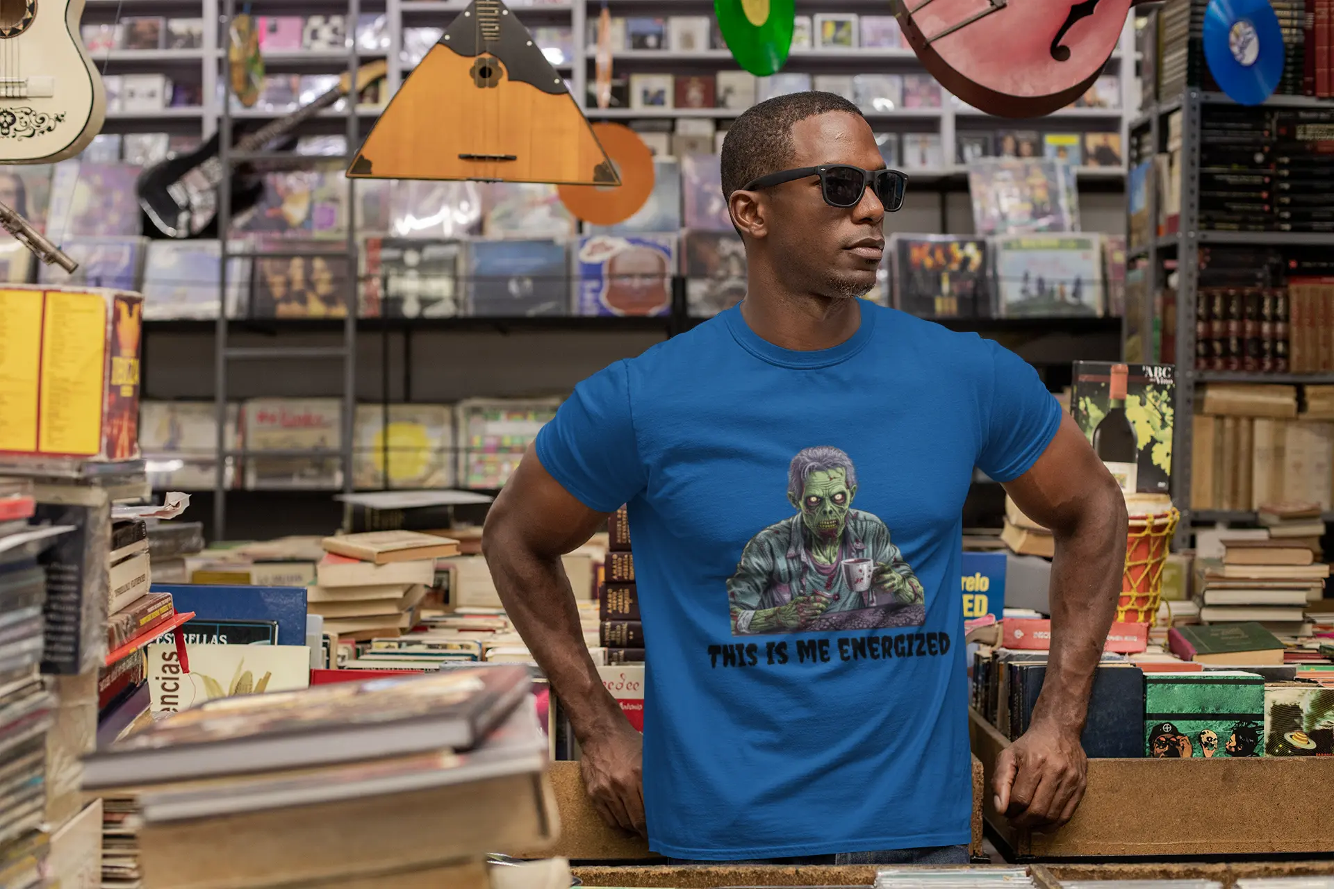 Energized Zombie T-shirt Printify