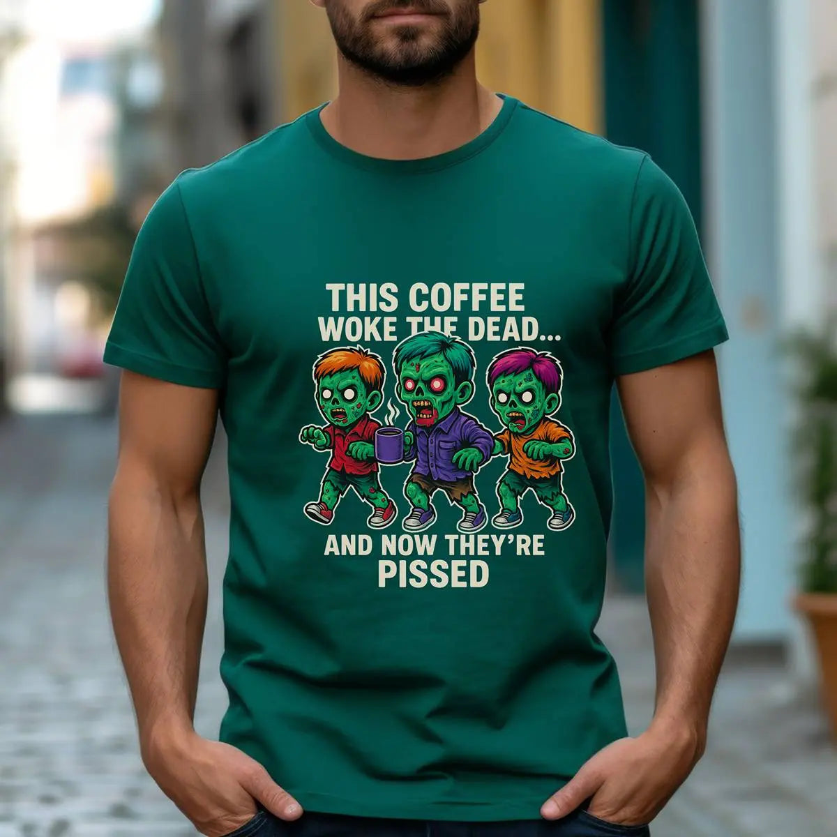 Woke the Dead Zombie T-shirt - Boldly Bitter Company