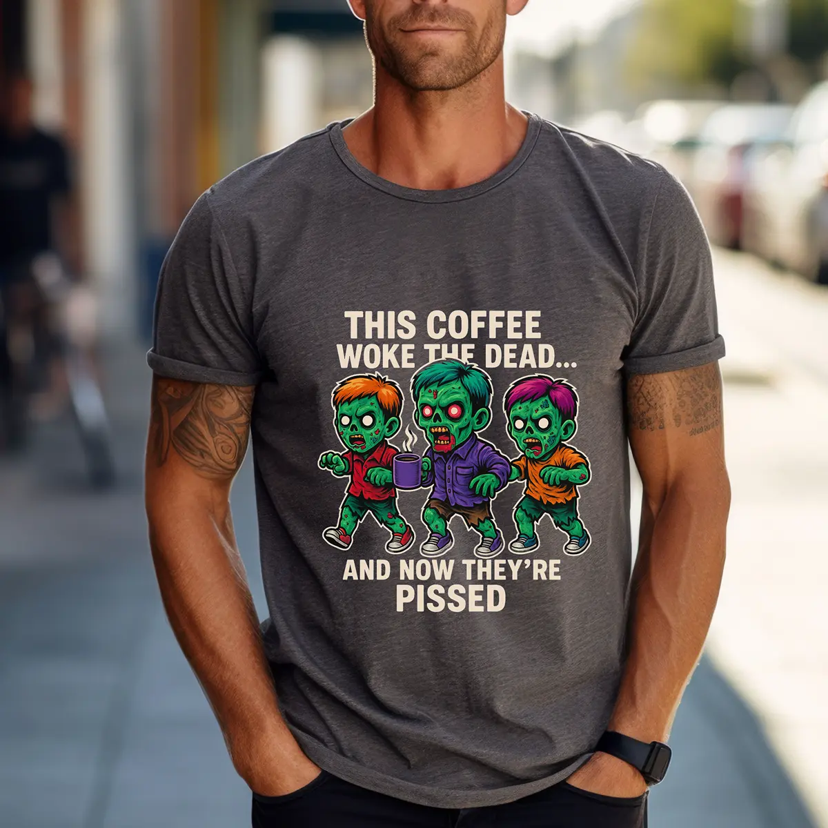 Woke the Dead Zombie T-shirt - Boldly Bitter Company