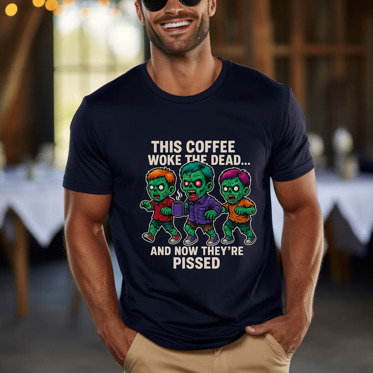 Woke the Dead Zombie T-shirt - Boldly Bitter Company