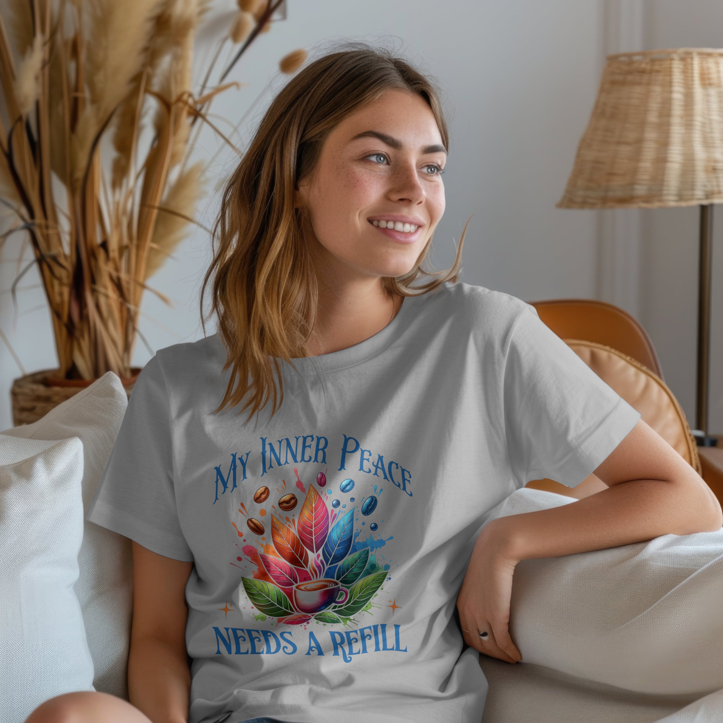 Inner Peace Coffee T-Shirt Printify