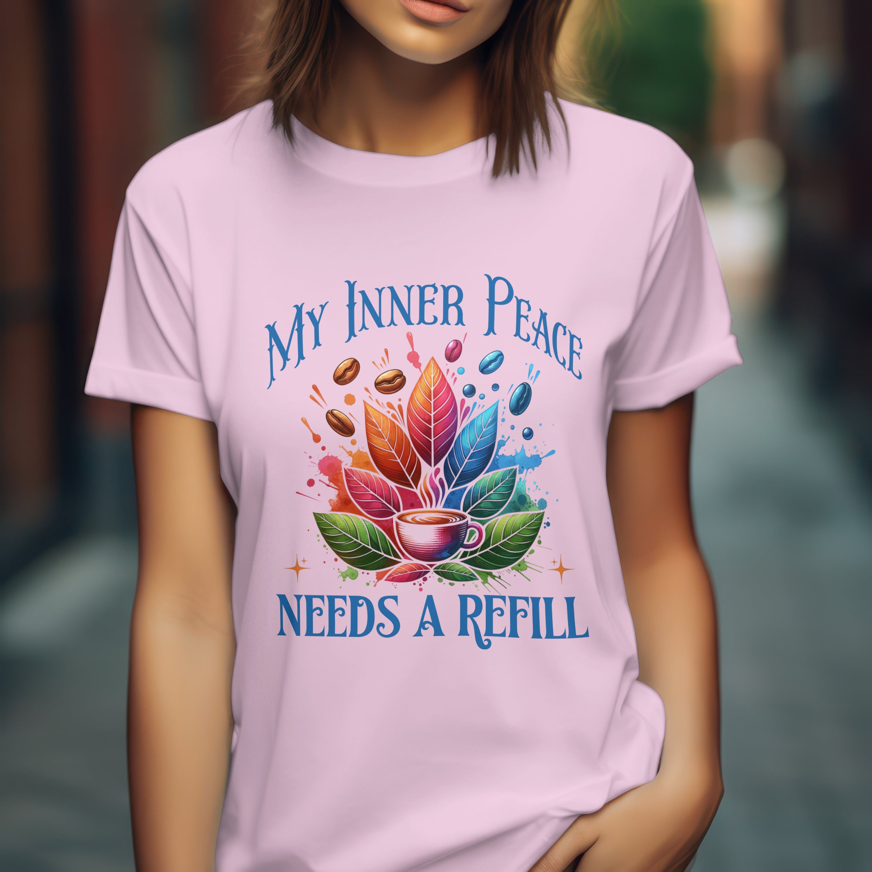 Inner Peace Coffee T-Shirt Printify