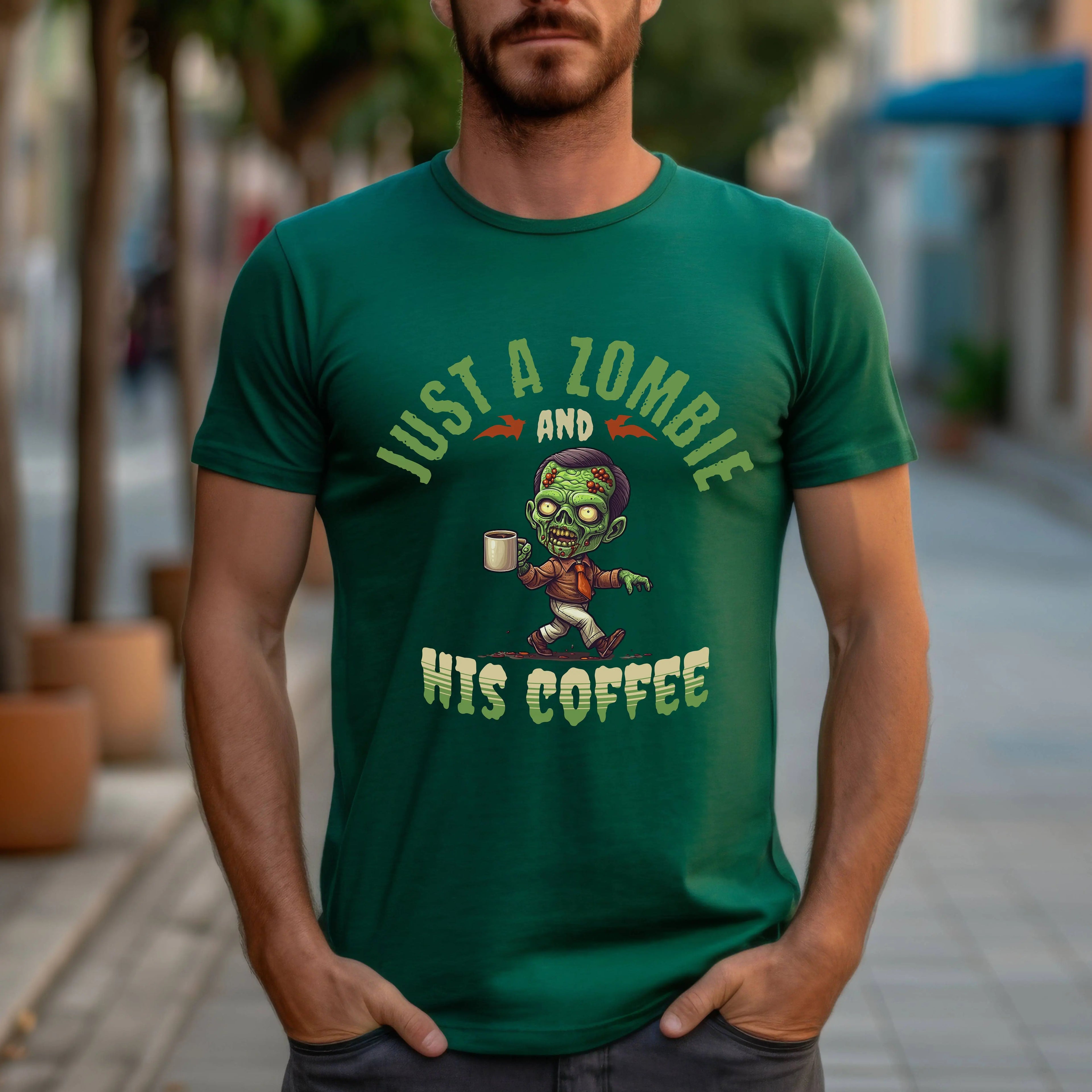 Just A Zombie T-shirt Printify