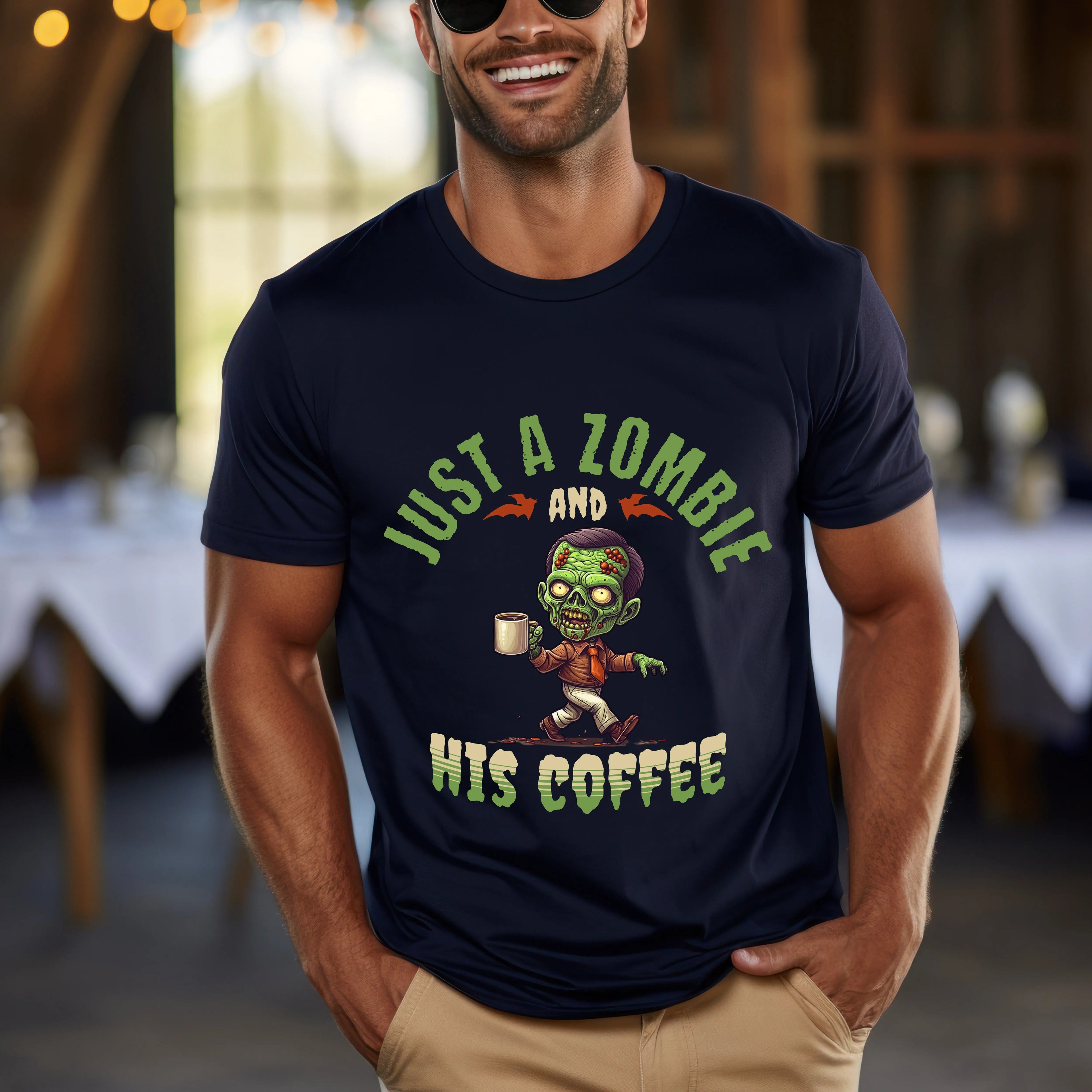 Just A Zombie T-shirt Printify